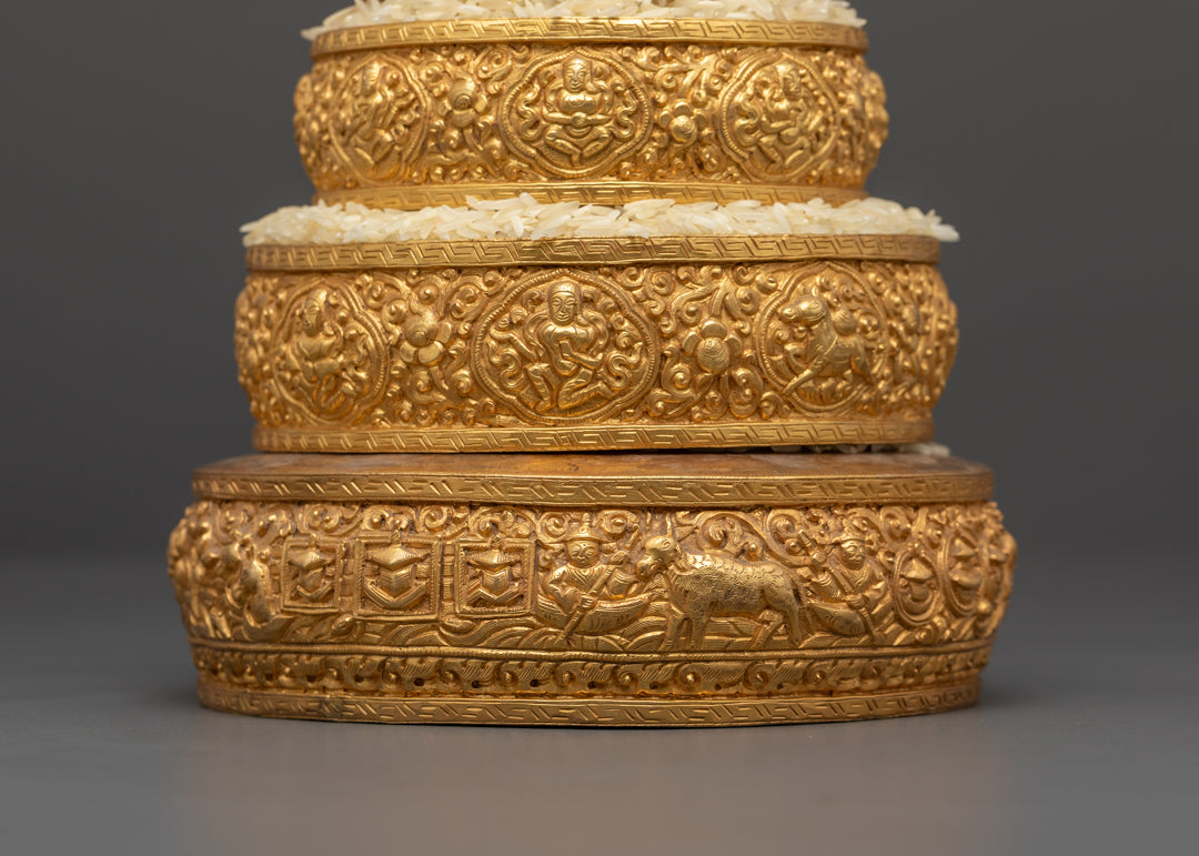 Complete Mandala Offering Set for Devotees