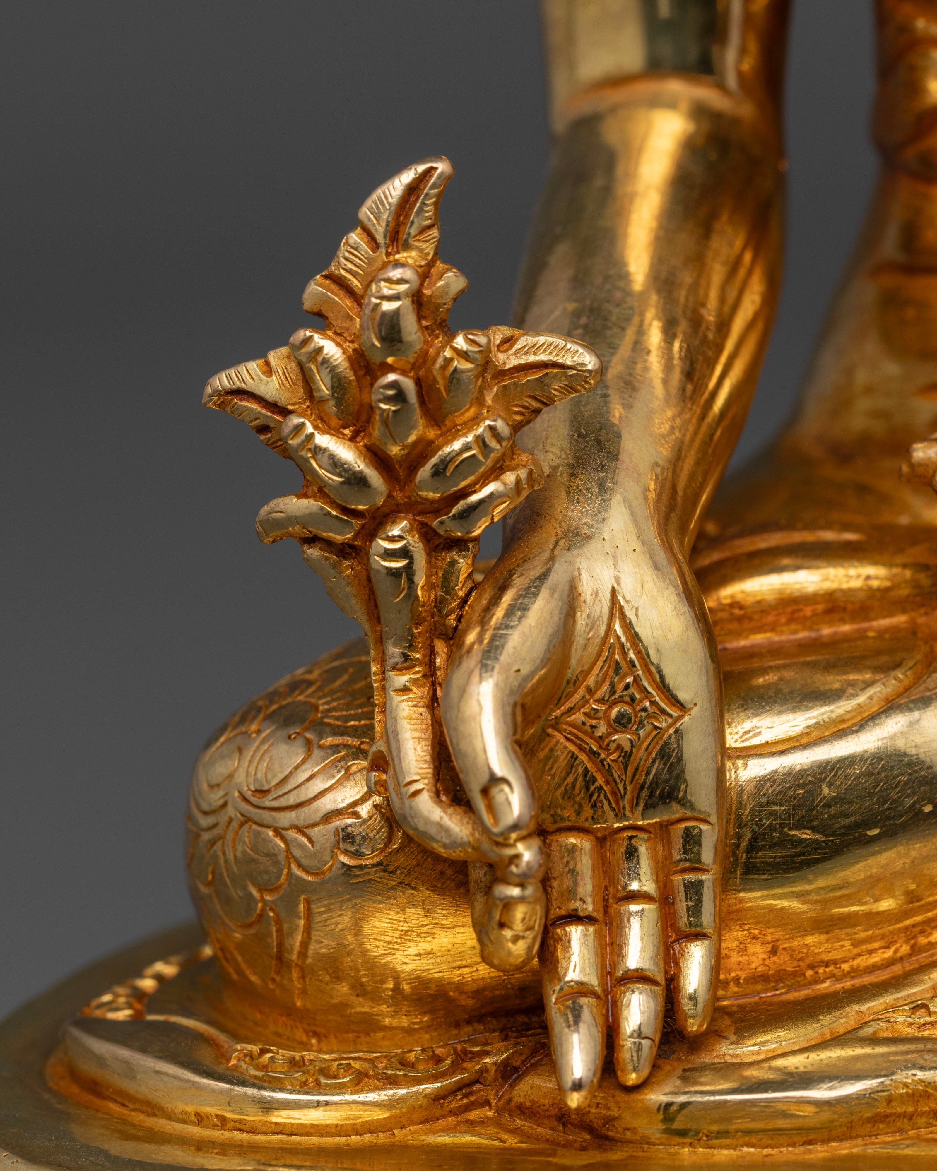 Bhaisajyaguru Vaiduryaprabha Medicine Buddha Sculpture