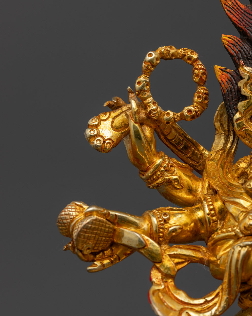 Shadbhuja Mahakala | Traditional Buddhist Statue