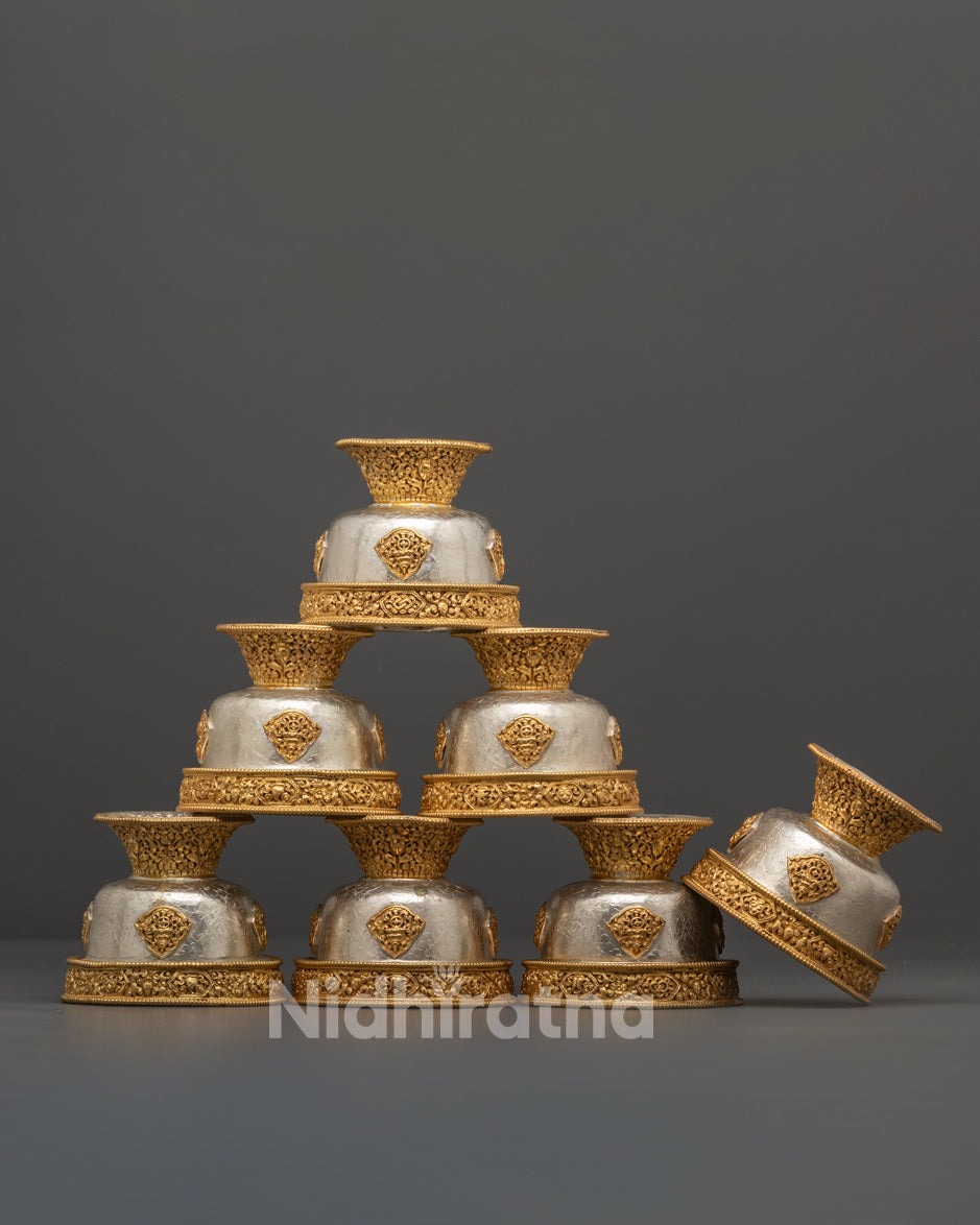 Buddhist Offering Bowls Set
