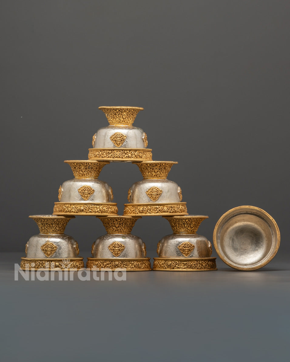 Buddhist Offering Bowls Set