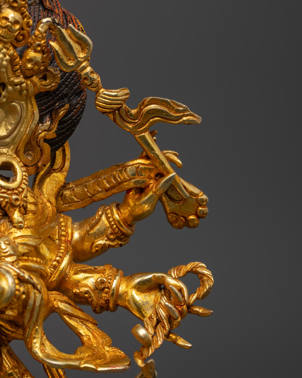 Shadbhuja Mahakala | Traditional Buddhist Statue
