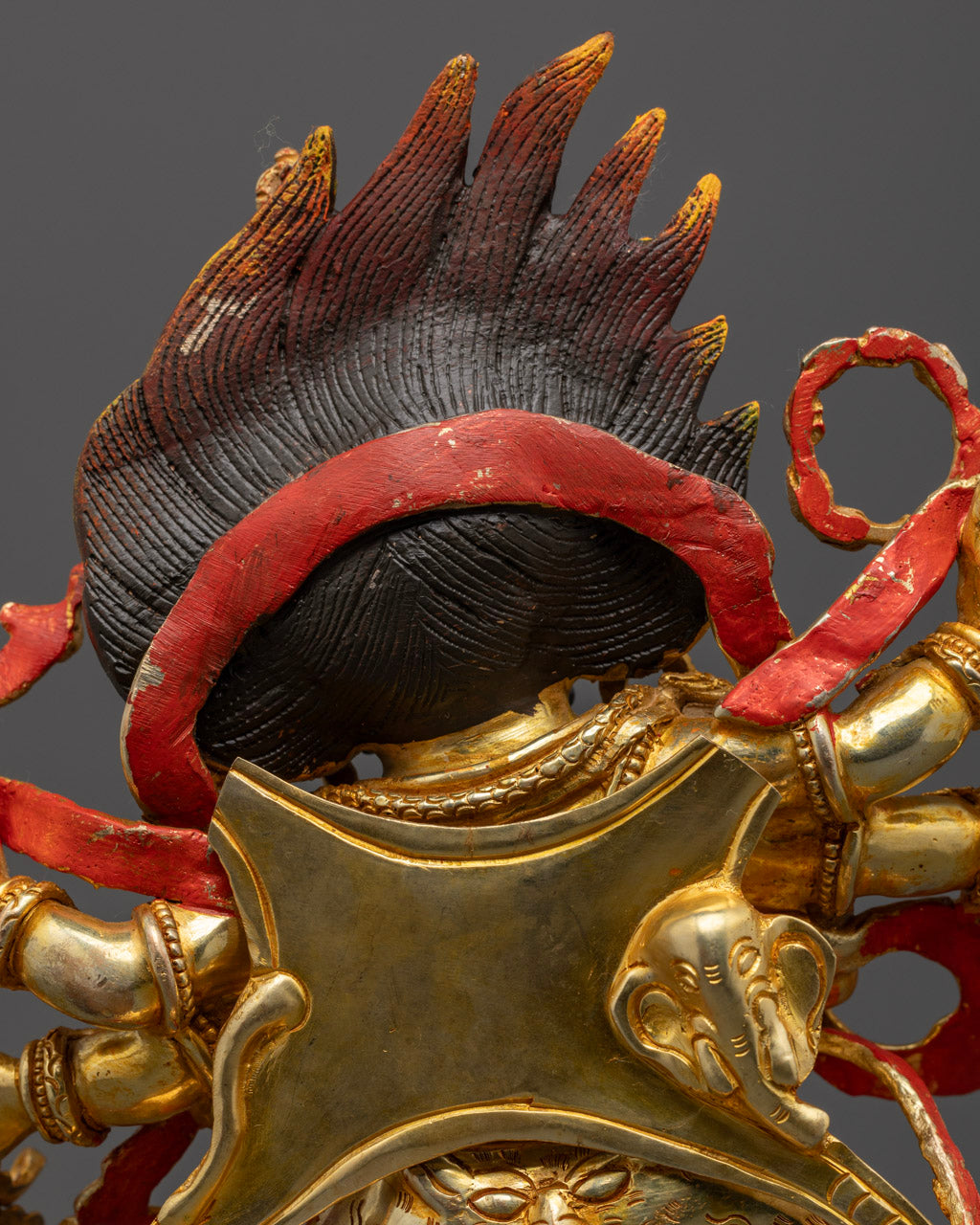 Shadbhuja Mahakala | Traditional Buddhist Statue