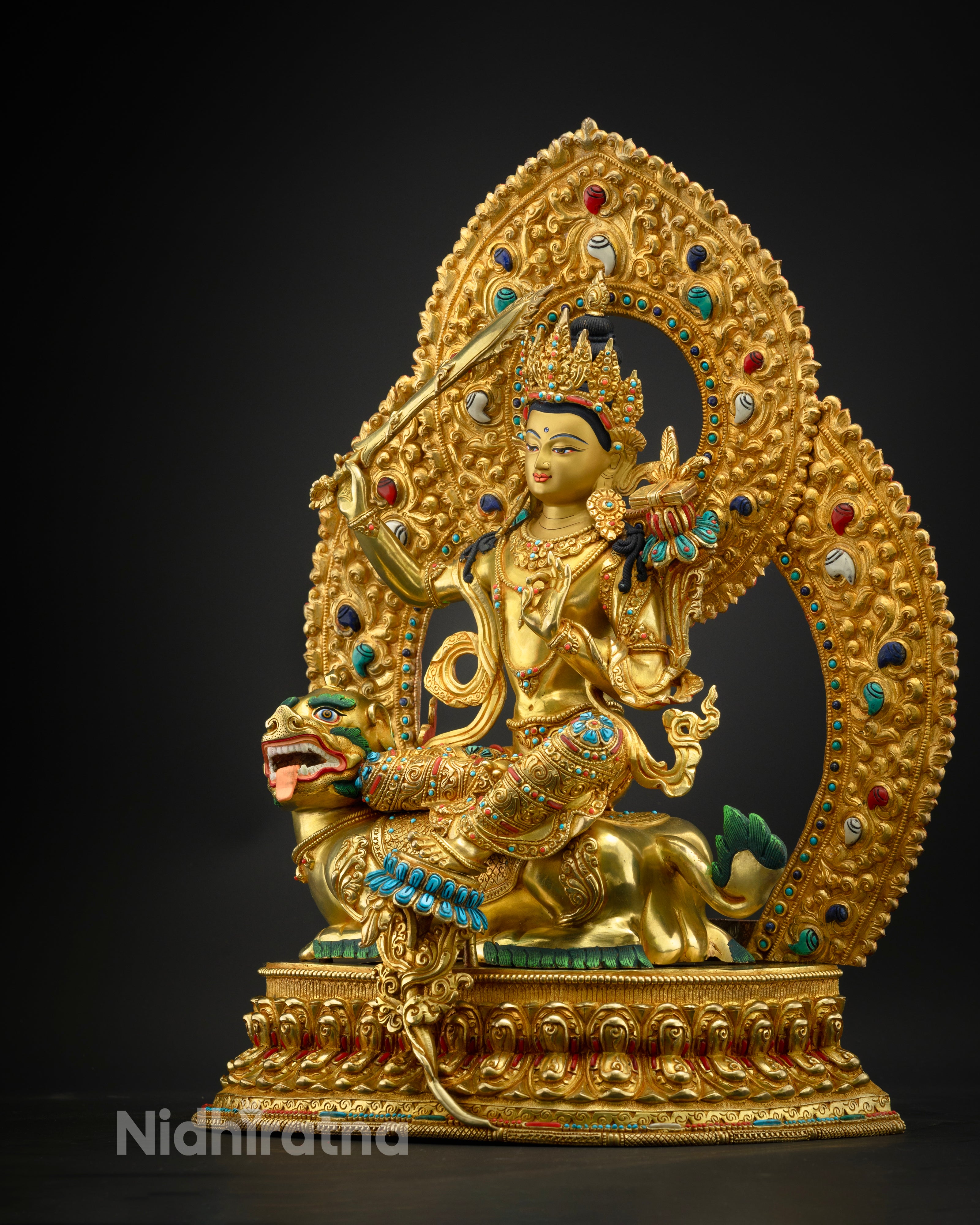 Manjushri Flaming Sword Statue | Manjushri Buddhism