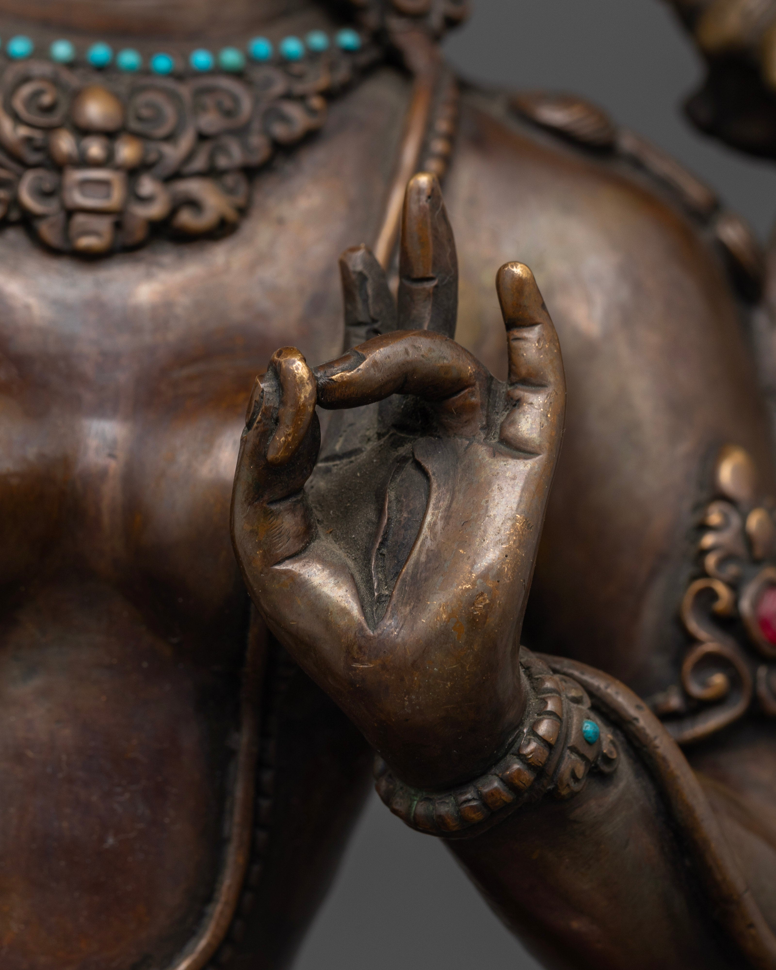 Graceful White Tara Statue : Timeless Artistry