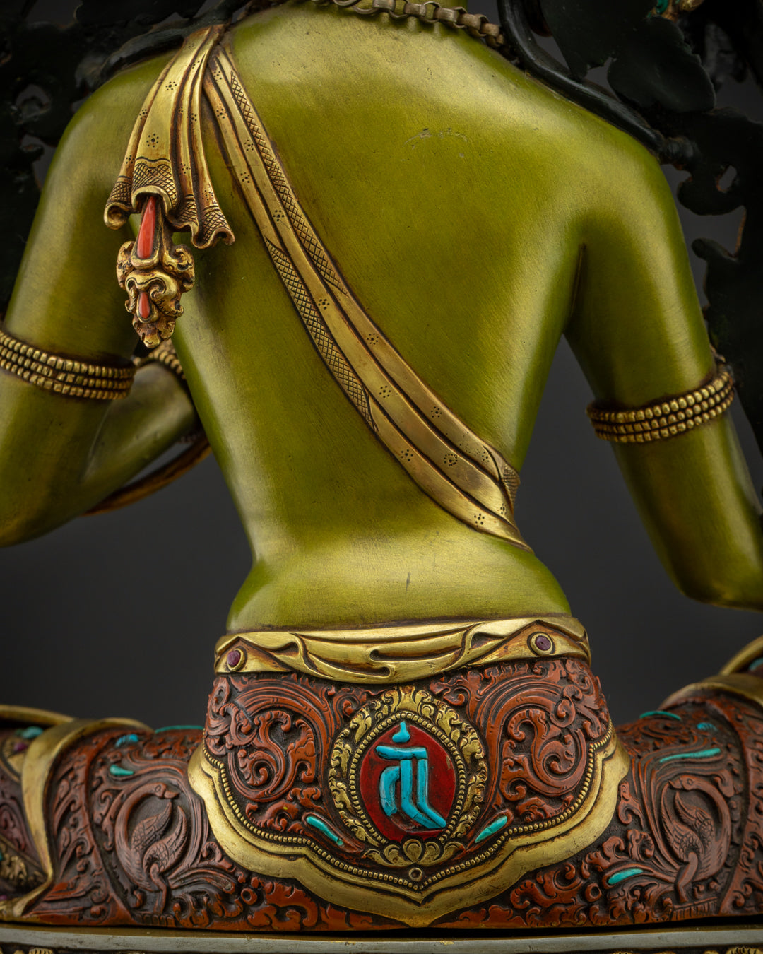 Timeless Masterpiece Green Tara Statue | Traditional Rare Piece