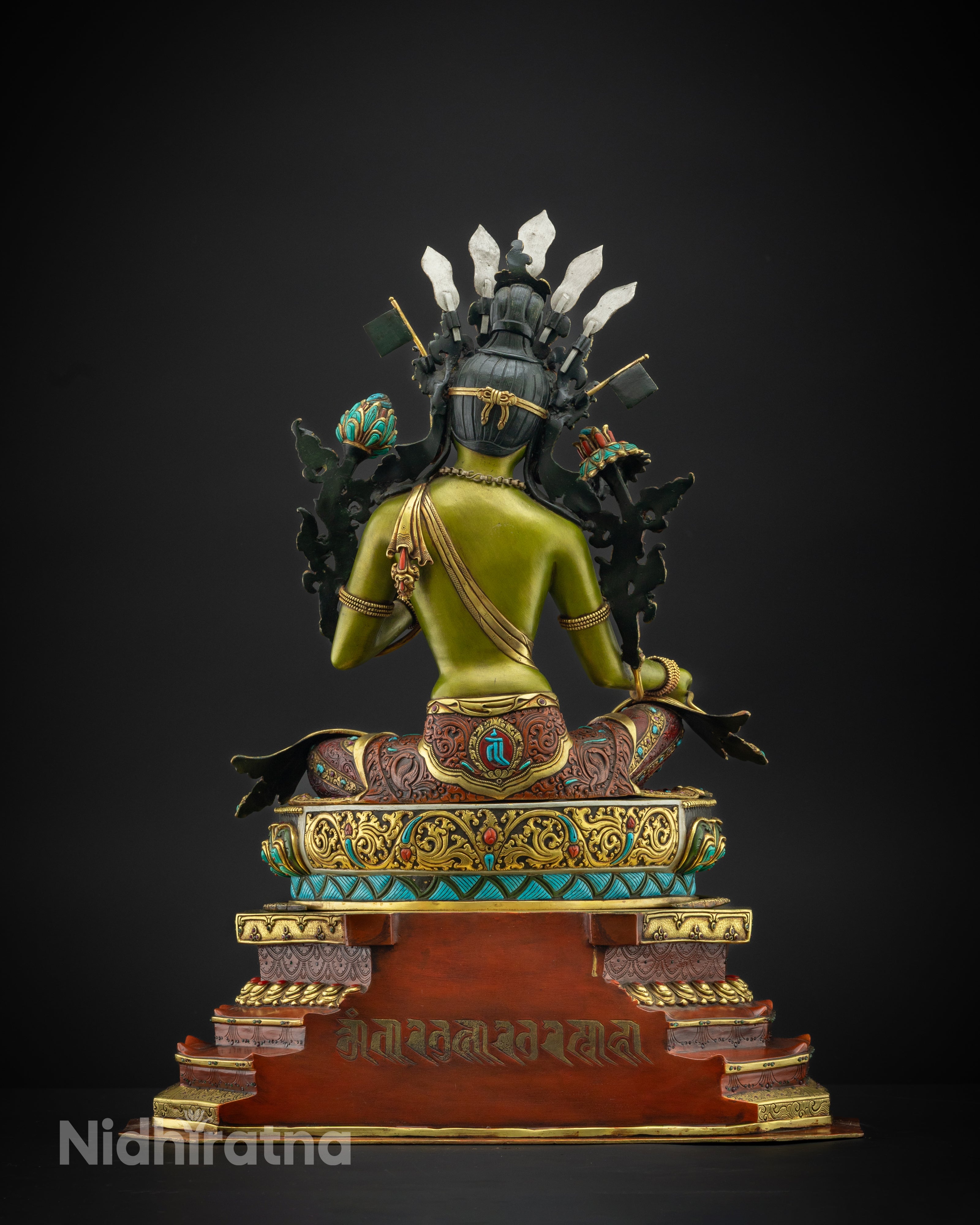 Timeless Masterpiece Green Tara Statue | Traditional Rare Piece