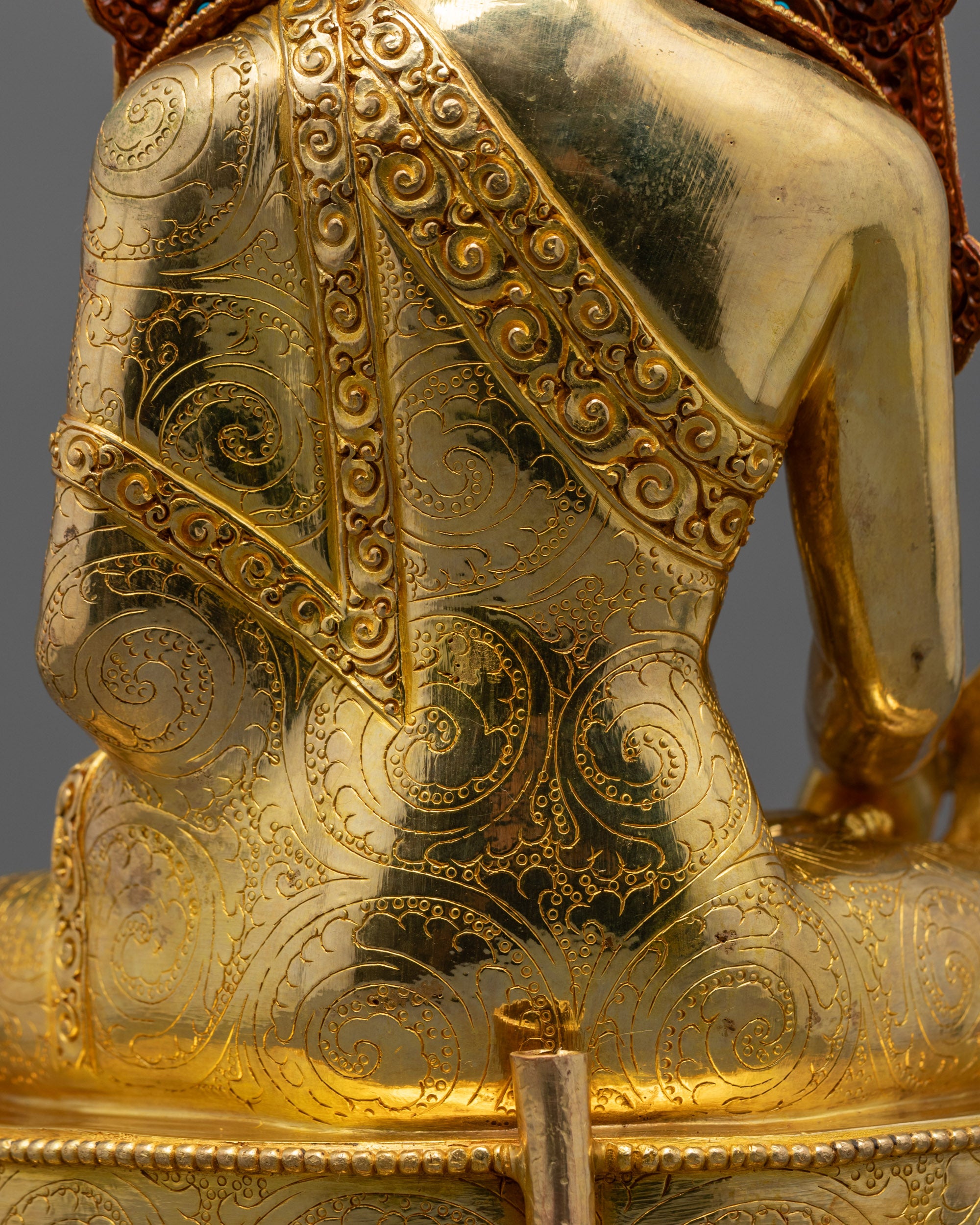 Crown Medicine Buddha Statue | Sacred Traditional Buddhist Artistry