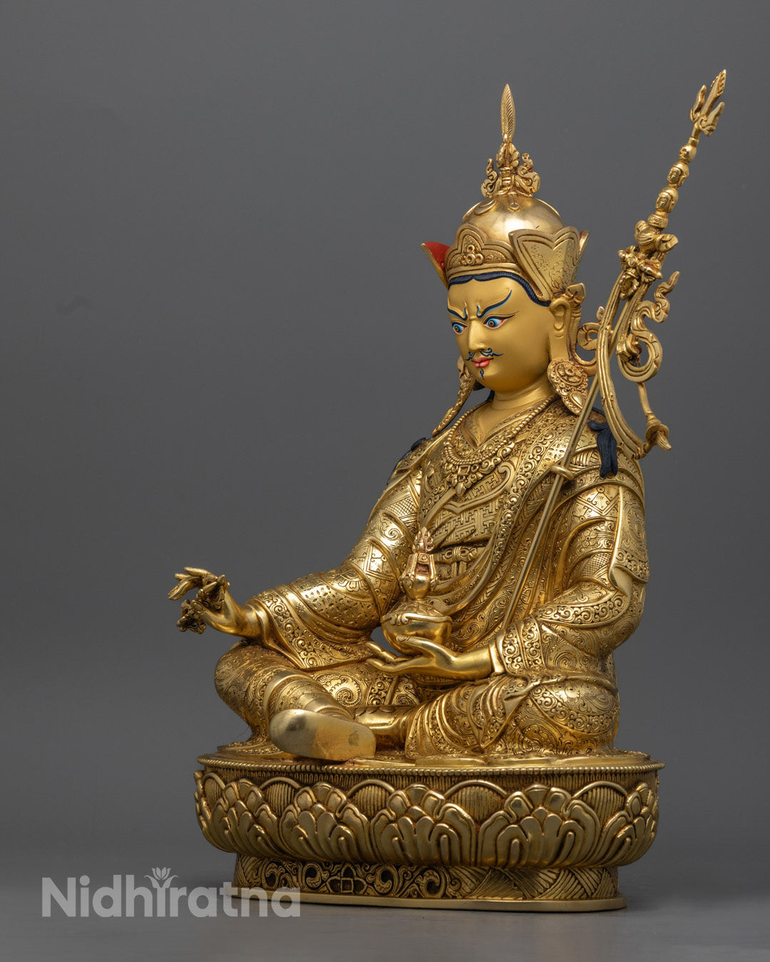 Guru Rinpoche Sculpture | Nepalese Handcrafted Padmasambhava