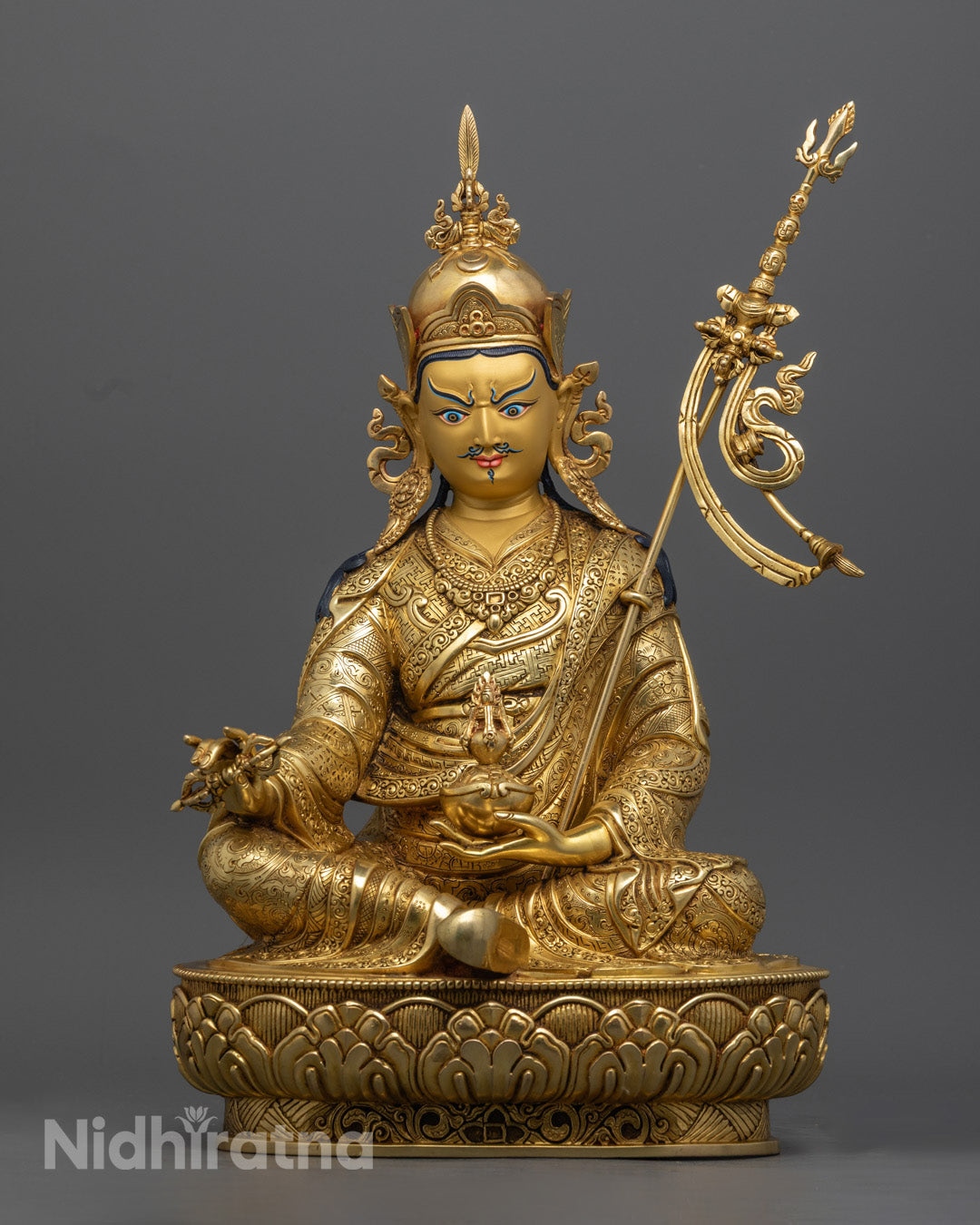 Guru Rinpoche Sculpture | Nepalese Handcrafted Padmasambhava