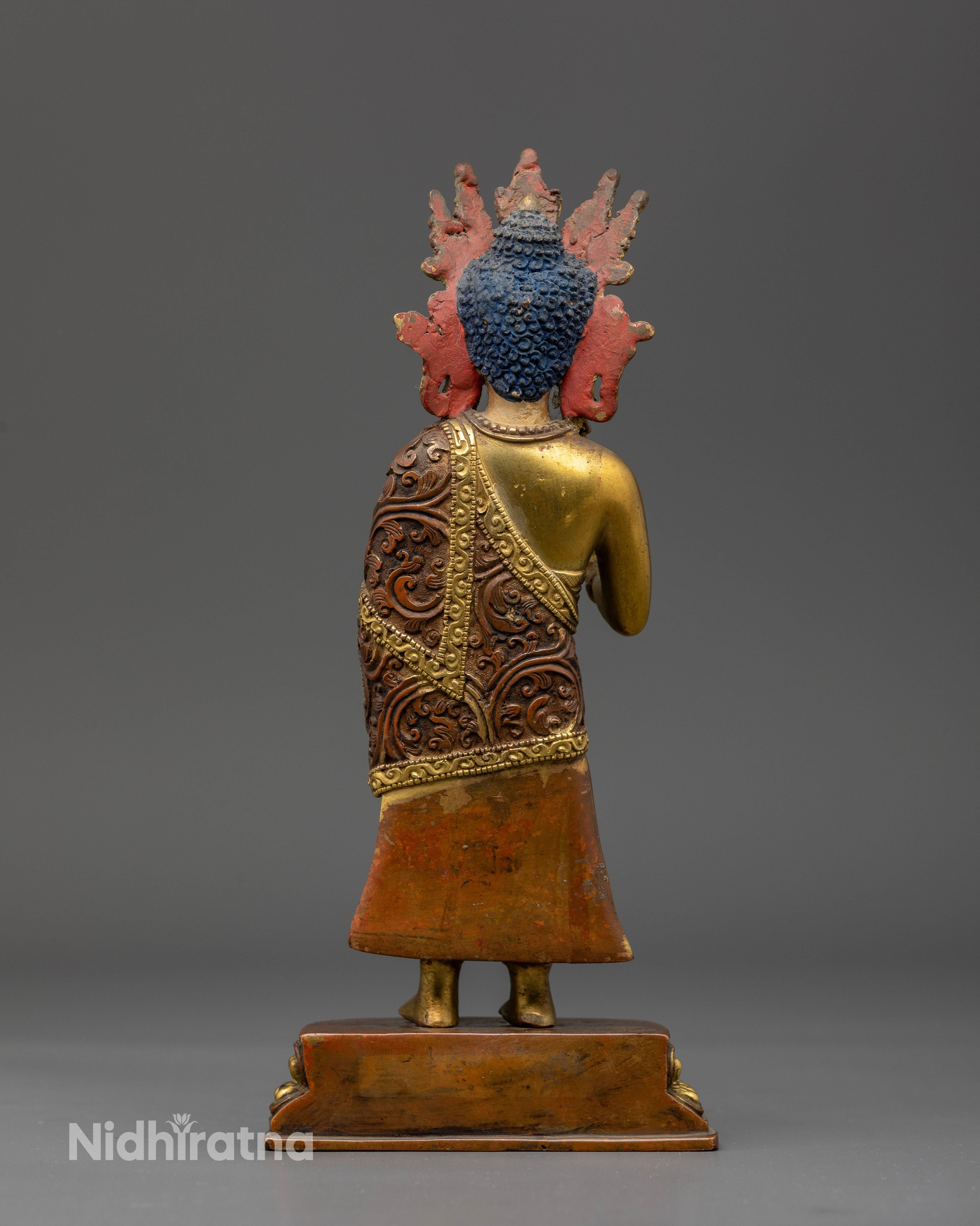 Enlightened Dipankara Statue: The Light-Bringer of Dharma