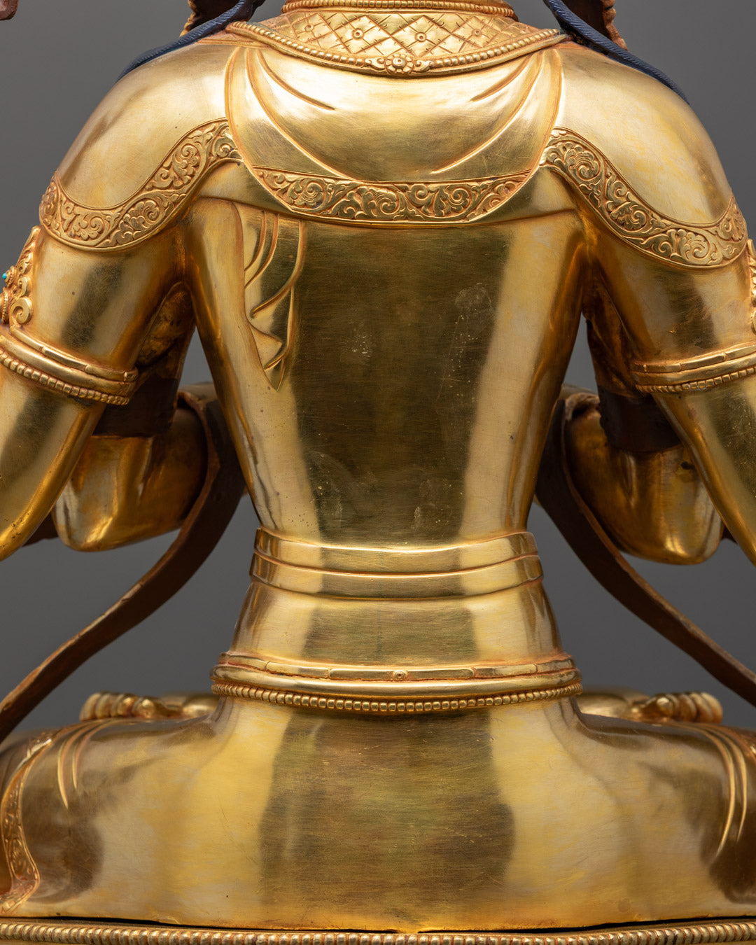 Chenrezig Statue | Authentic Hand-Carved Tibetan Deity