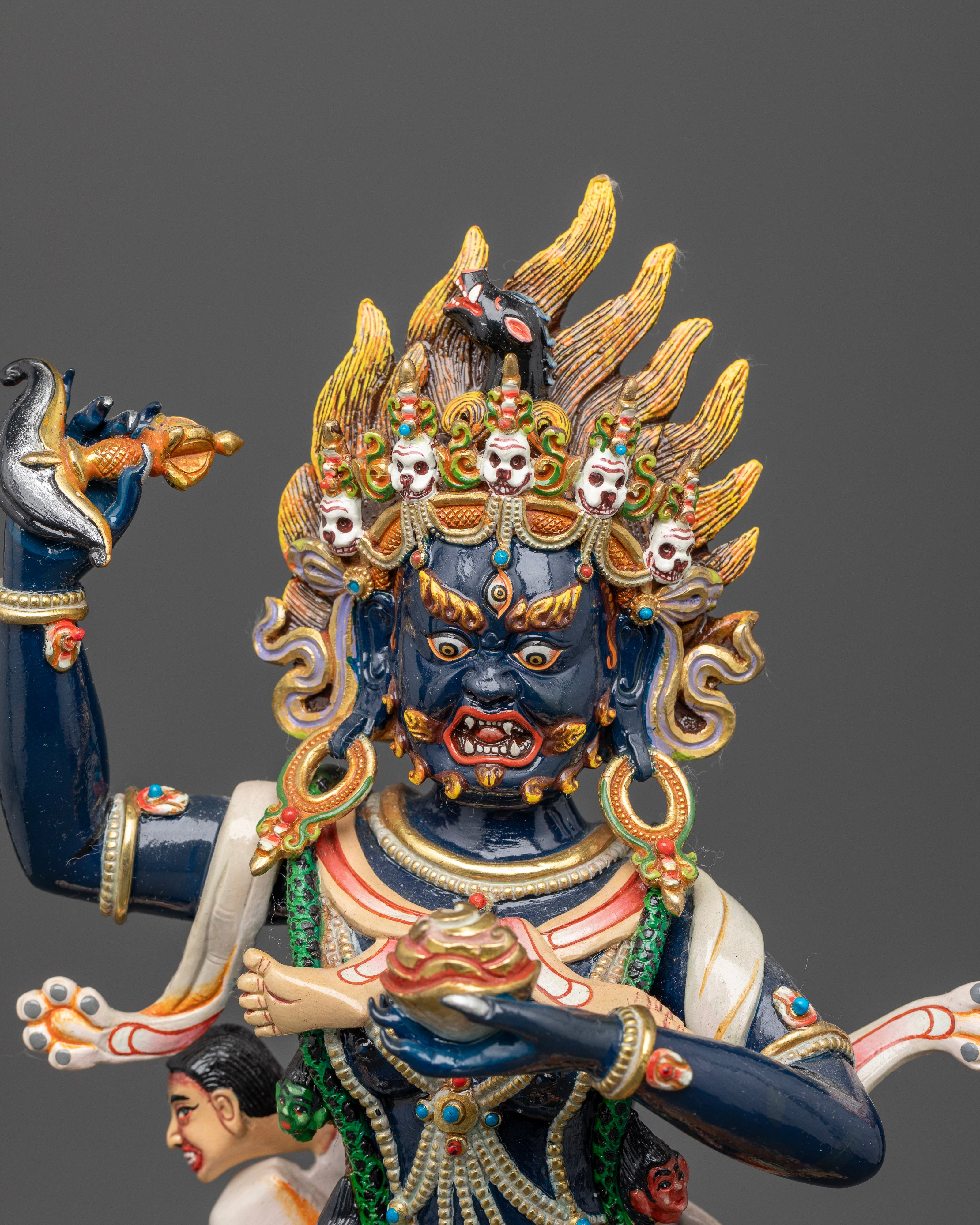 Royal Blue Troma Nagmo Sculpture