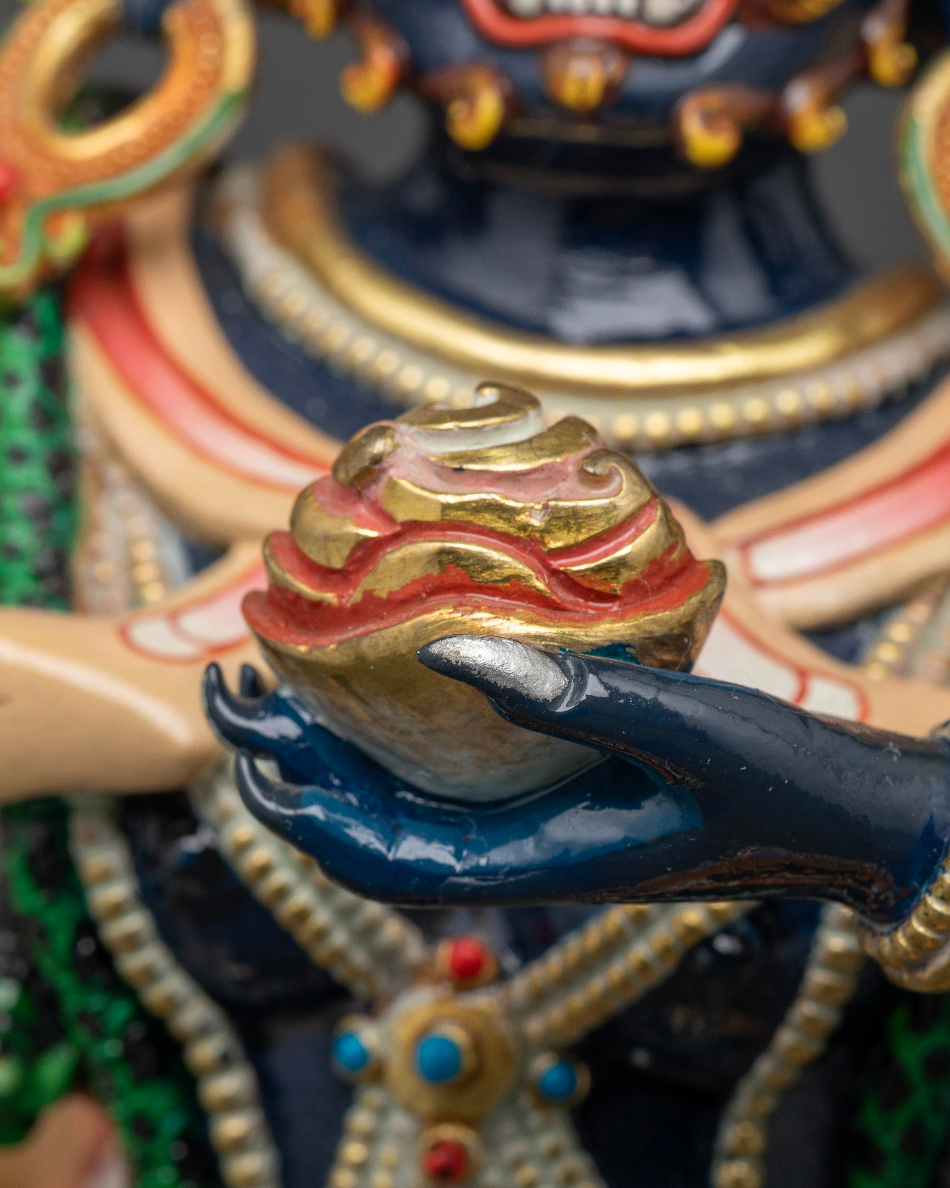 Royal Blue Troma Nagmo Sculpture
