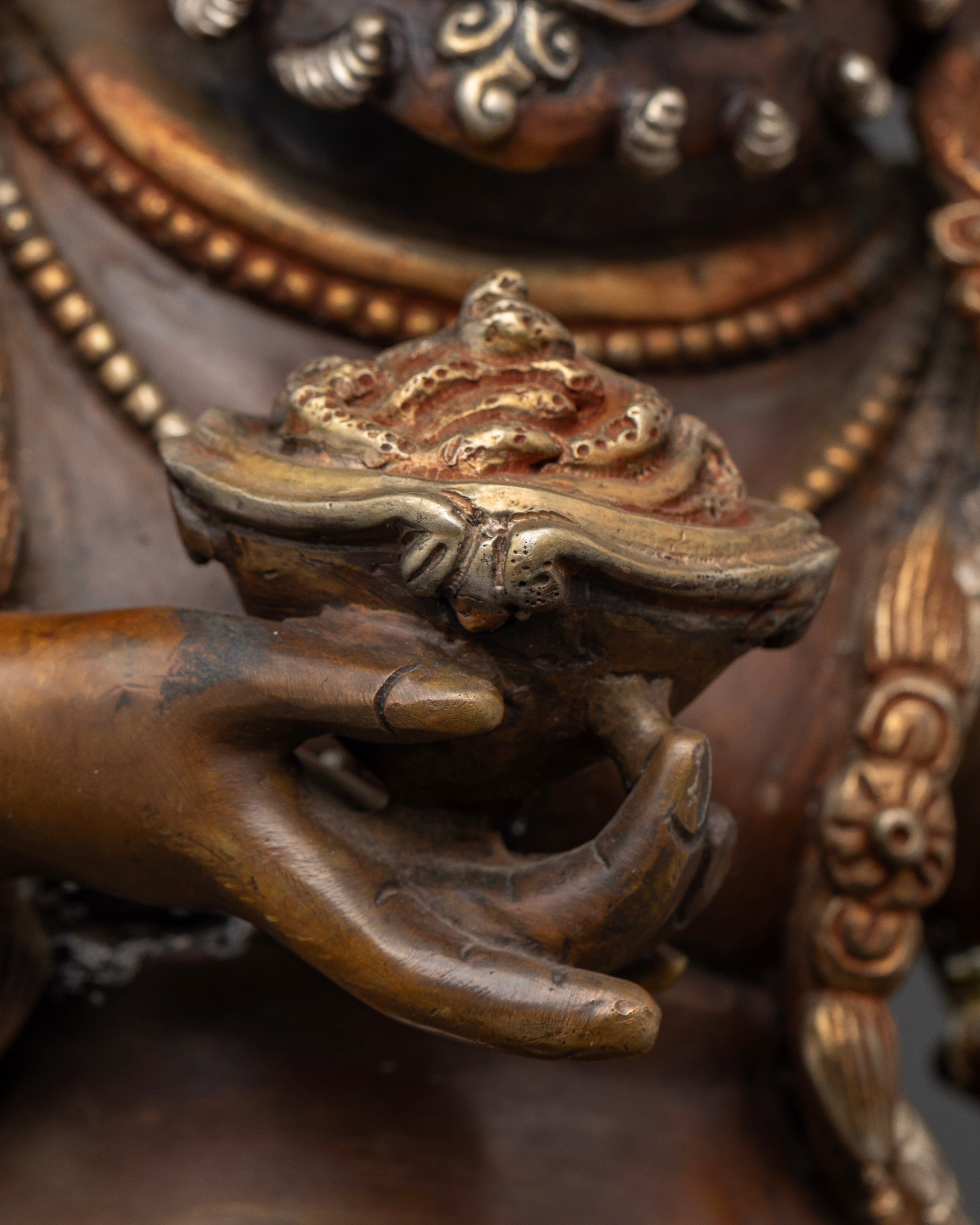 Black Dzambhala Statue: Enhance Wealth & Prosperity