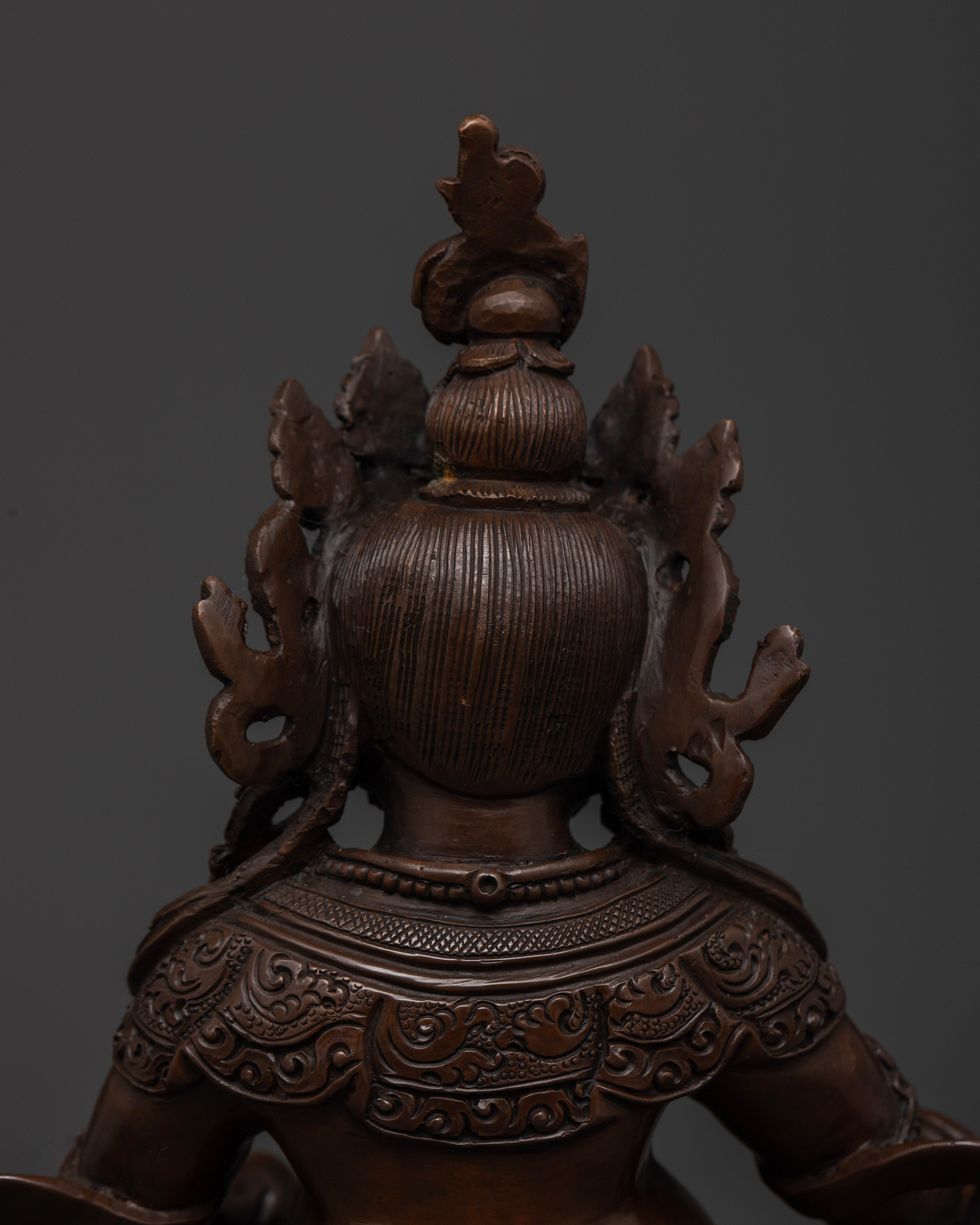 Full Oxidized Zambhala Statue: A Symbol of Wealth