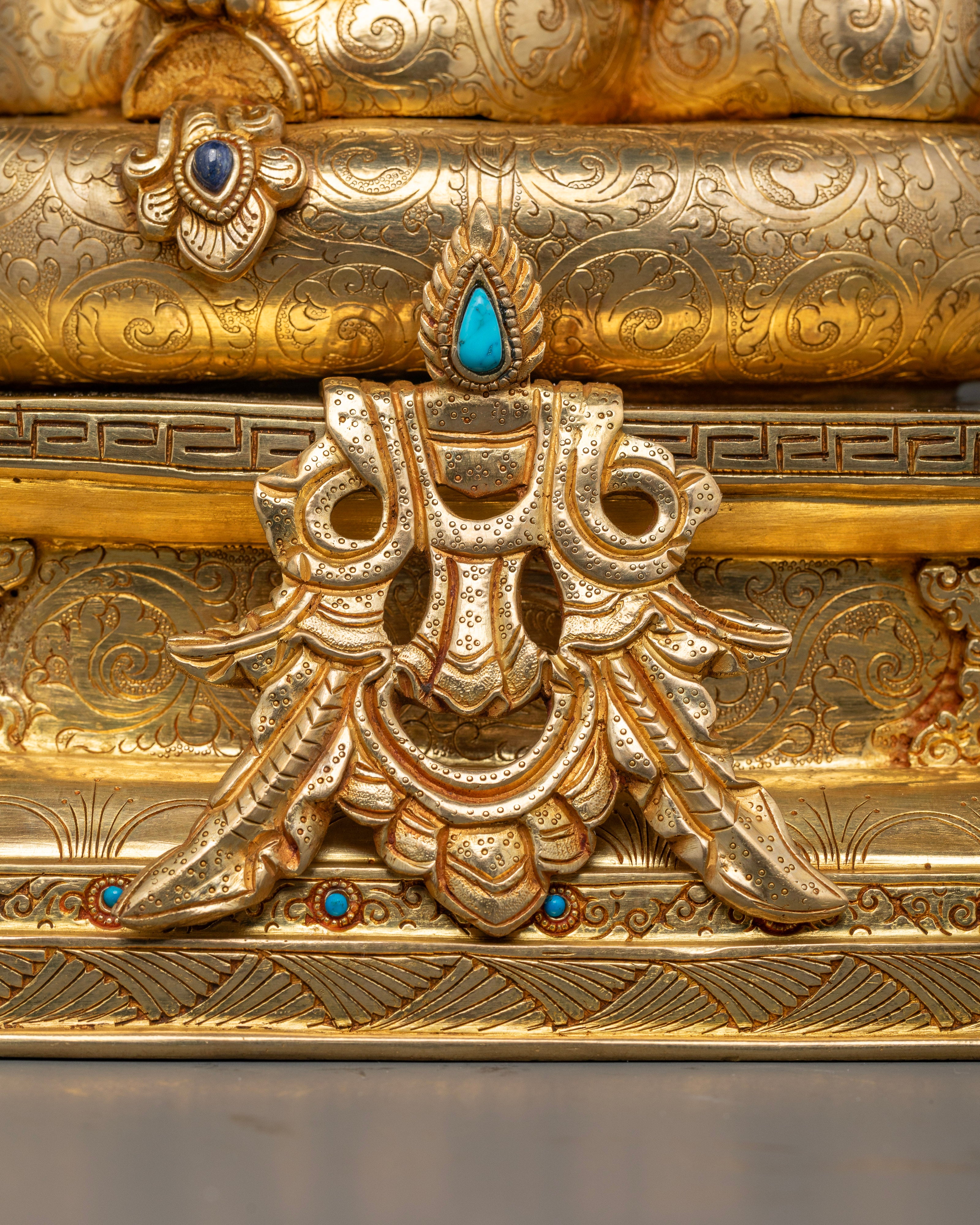 Jambhala Seated on a Throne: Wealth Deity