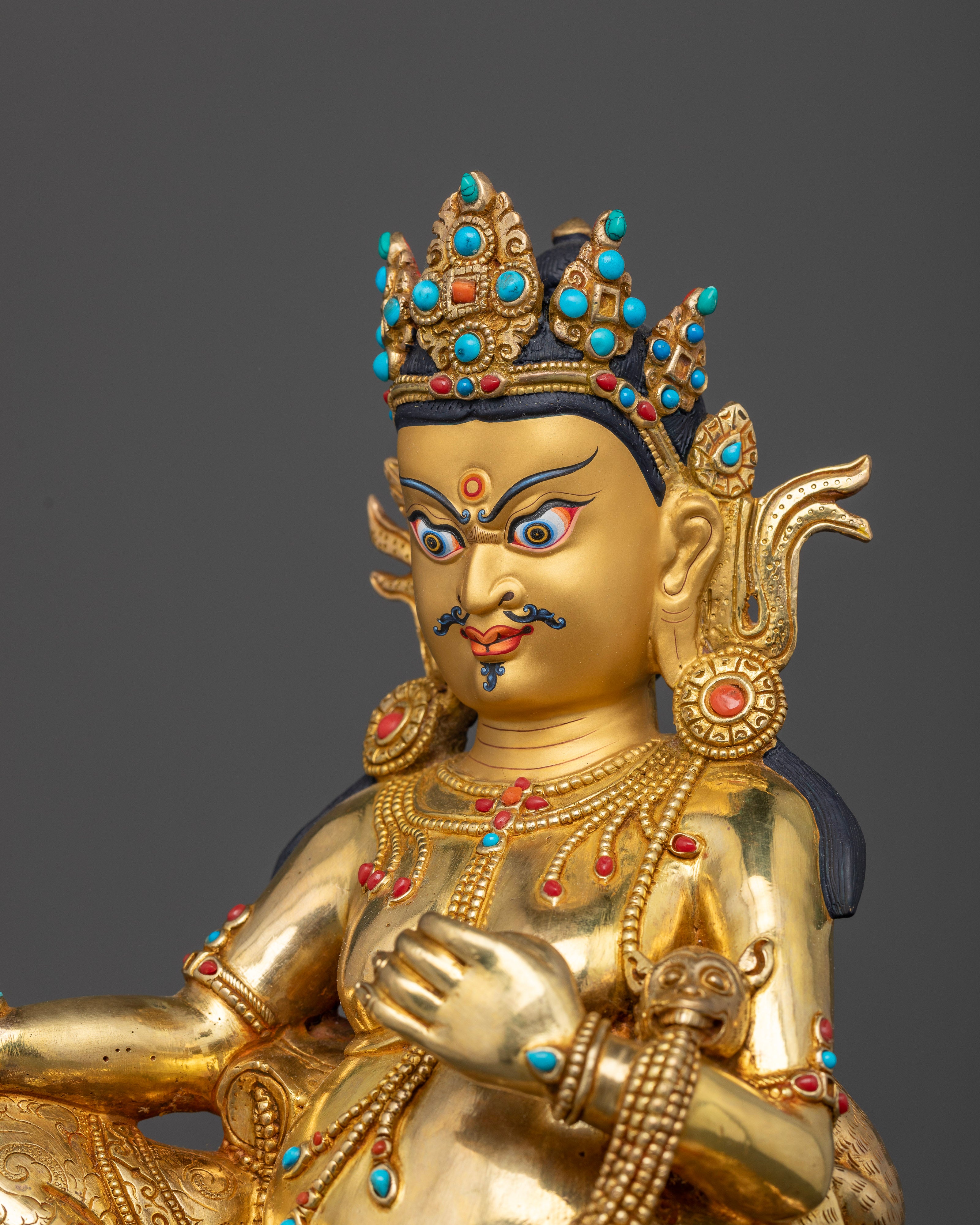 Jambhala Seated on a Throne: Wealth Deity