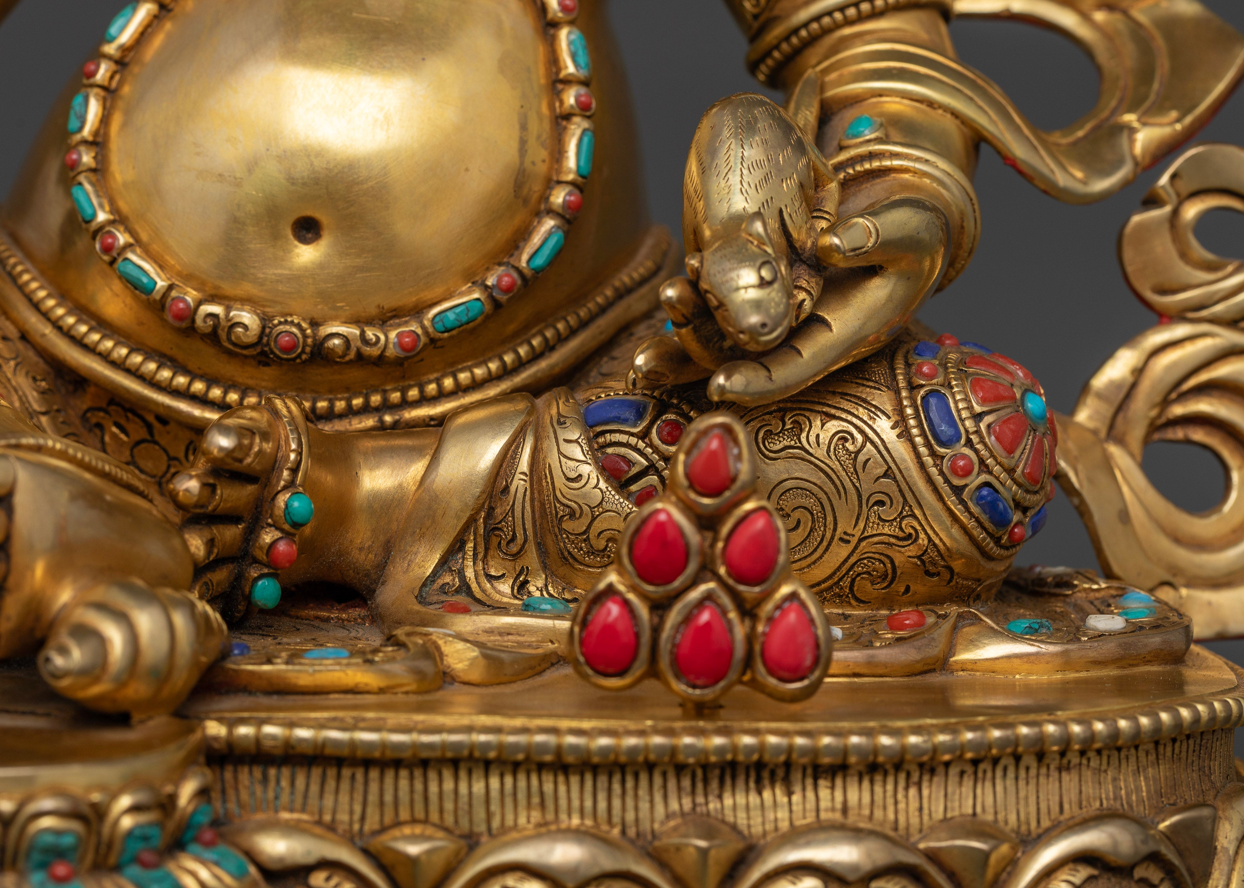 Wealth Deity Dzambhala Statue: For Prosperity & Spiritual Abundance