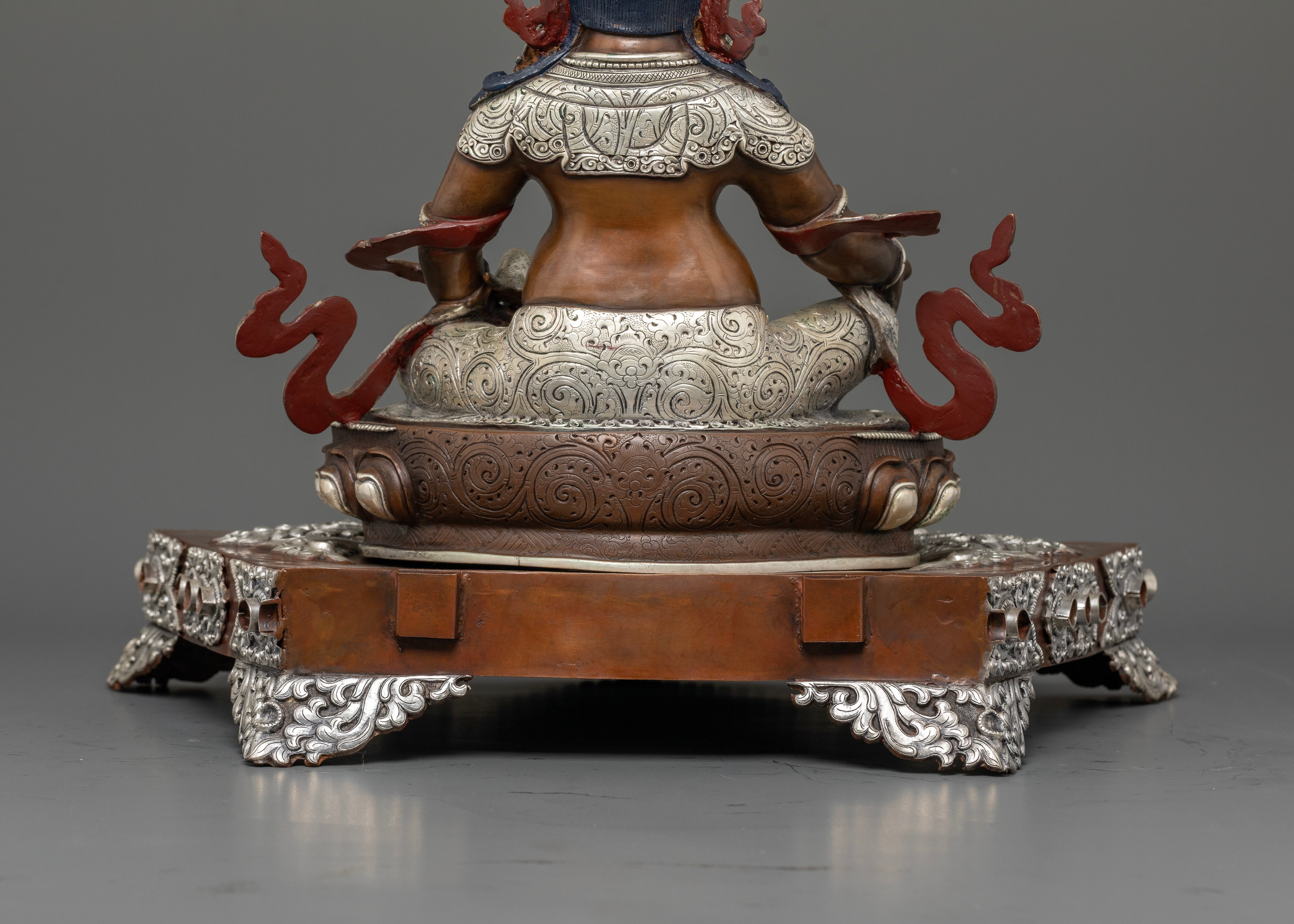 Jambhala seated in Throne: The Illuminated Guardian of Prosperity