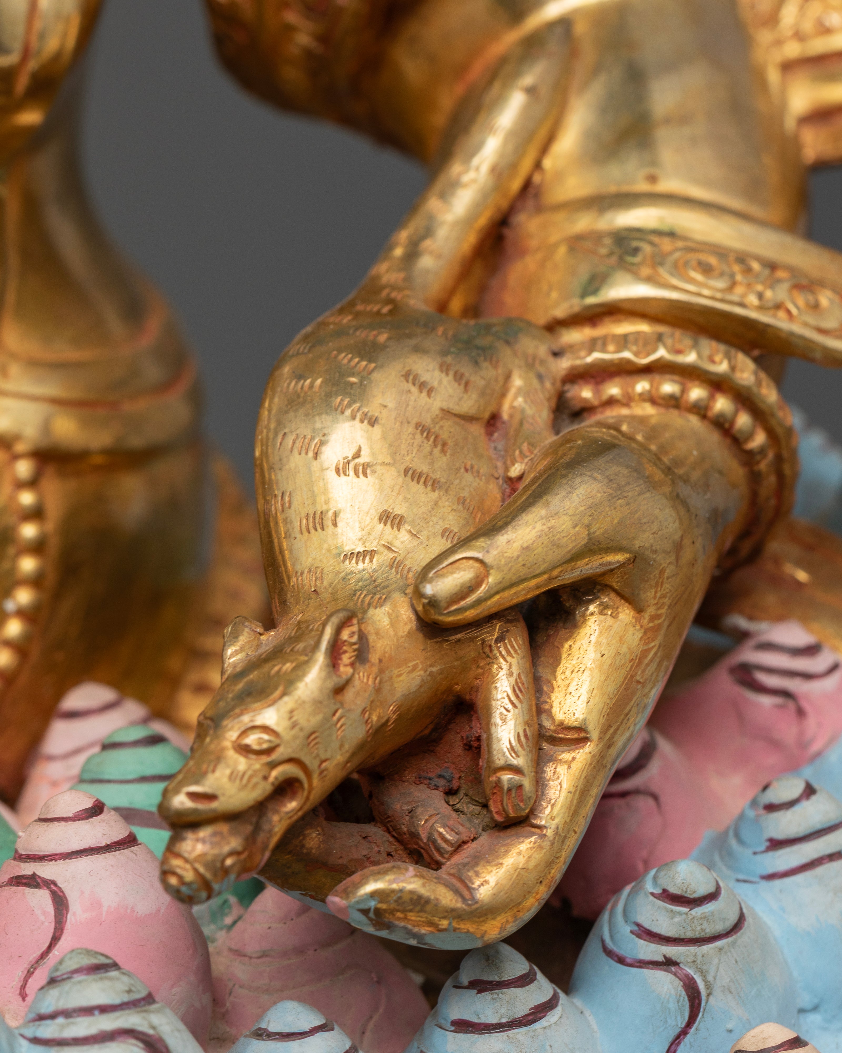 Wealth Buddha Dzambhala Statue | Semi Wrathful Prosperity Deity