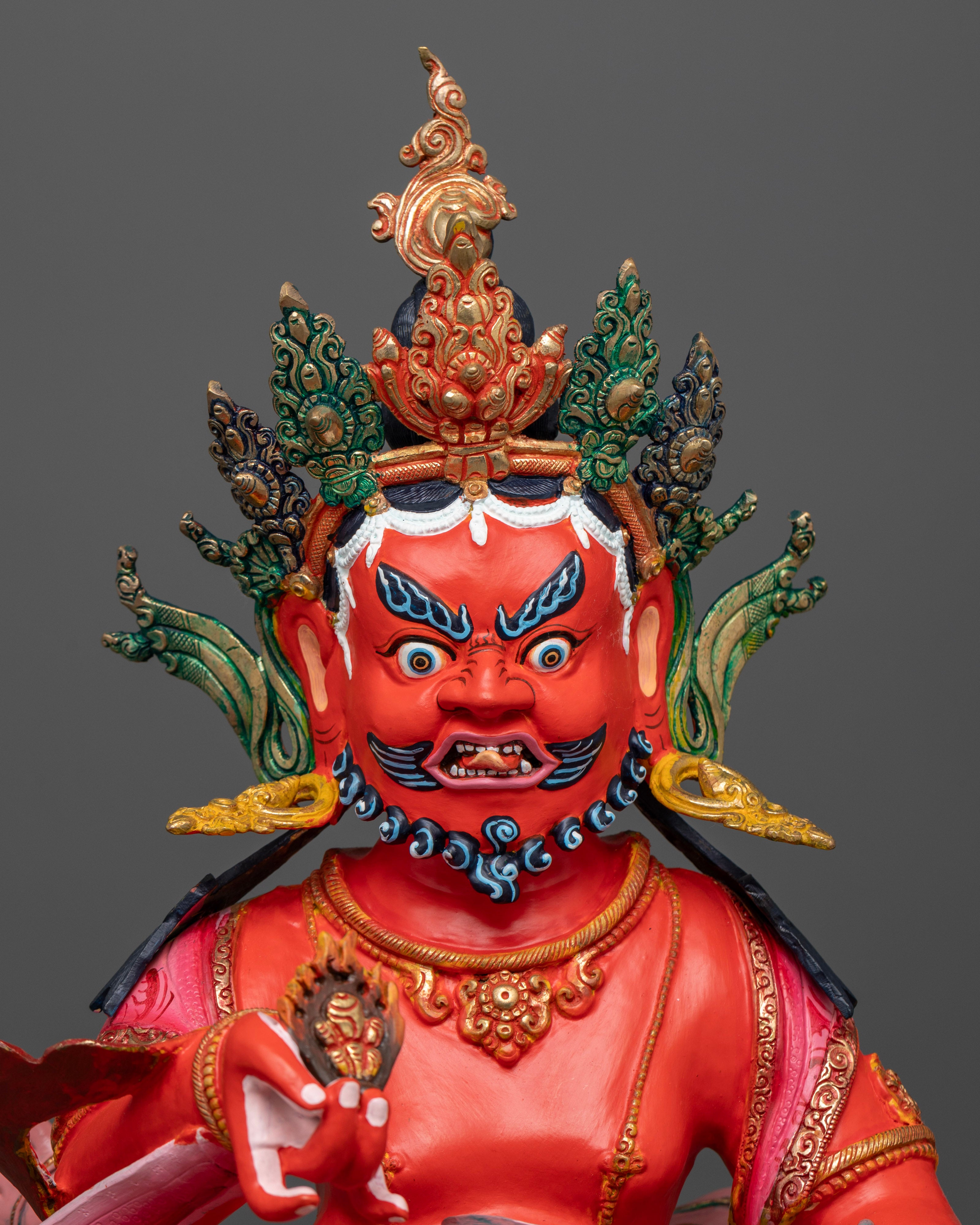 Red Dzambhala Statues: Bring Prosperity to Your Space