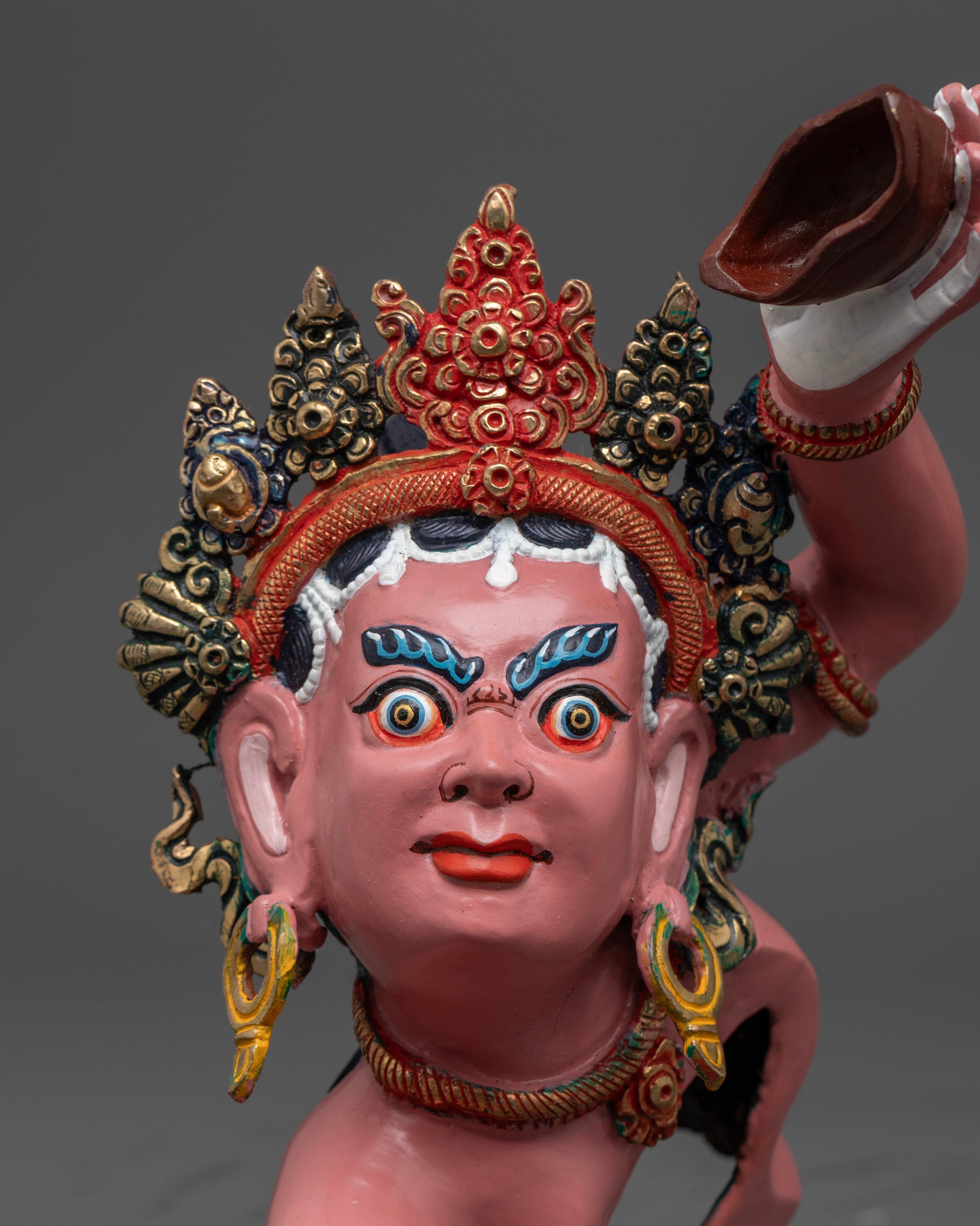 Red Dzambhala Statues: Bring Prosperity to Your Space