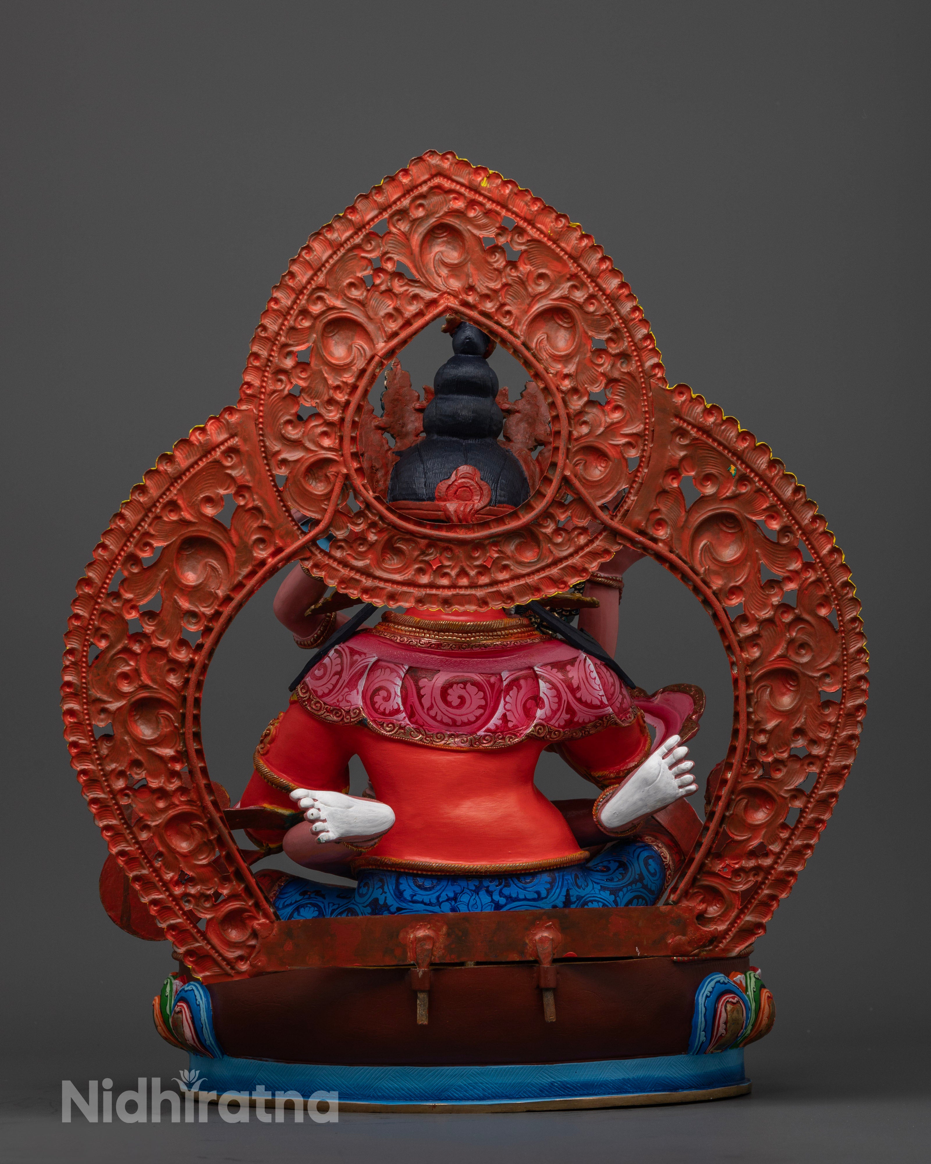 Red Dzambhala Statues: Bring Prosperity to Your Space