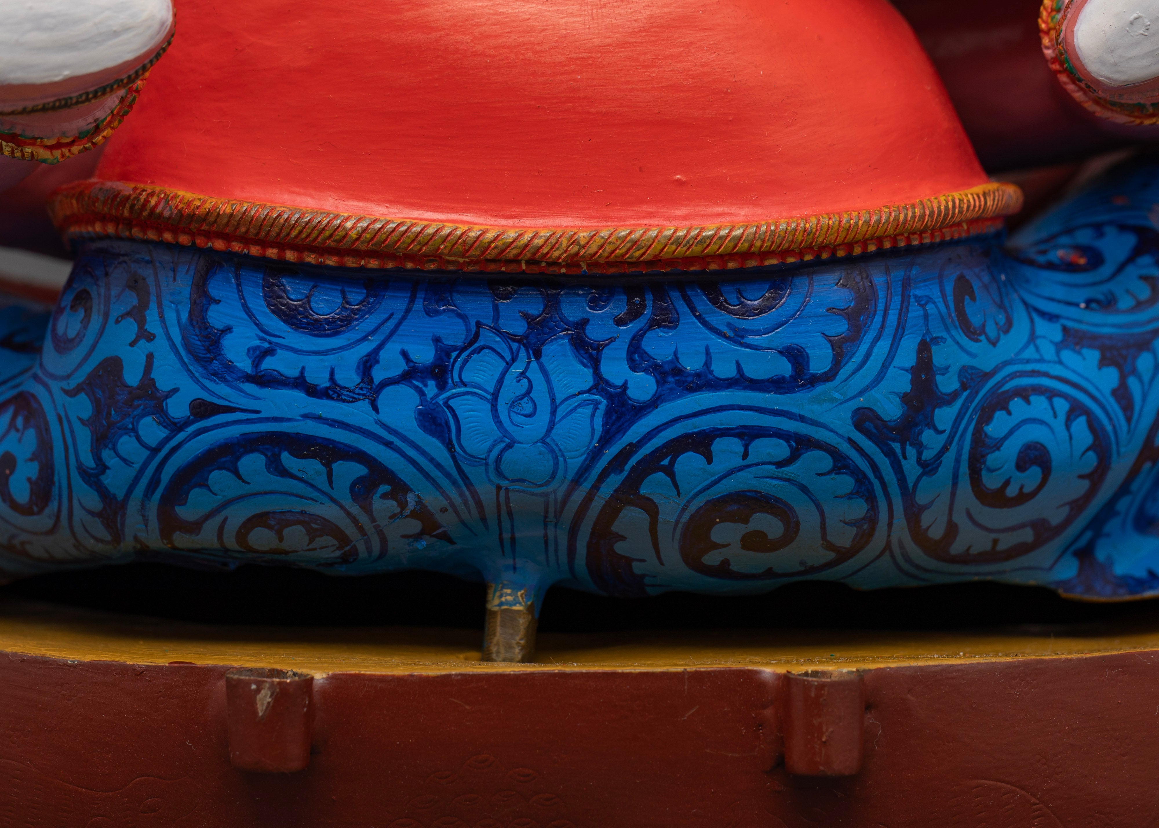 Red Dzambhala Statues: Bring Prosperity to Your Space