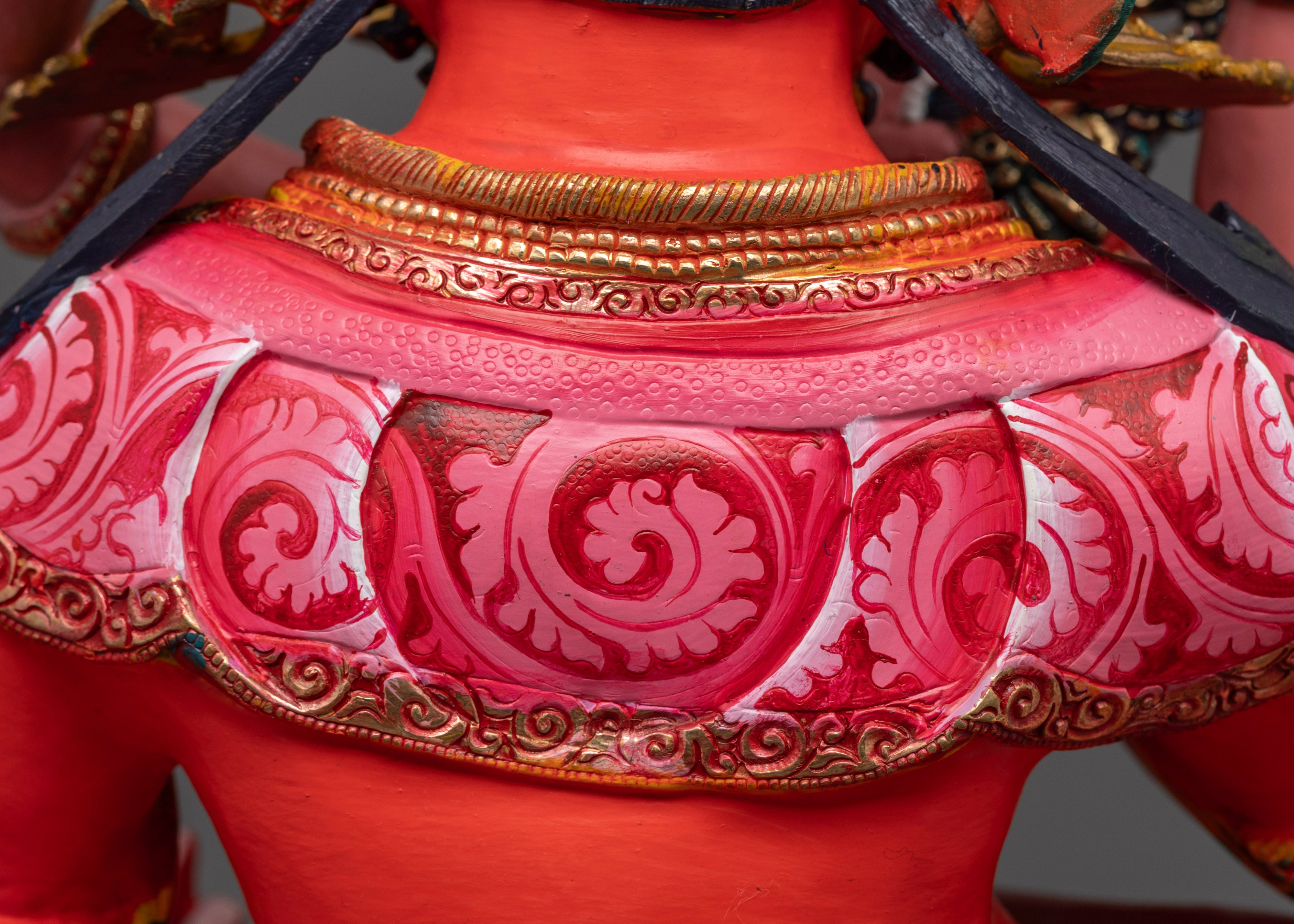 Red Dzambhala Statues: Bring Prosperity to Your Space