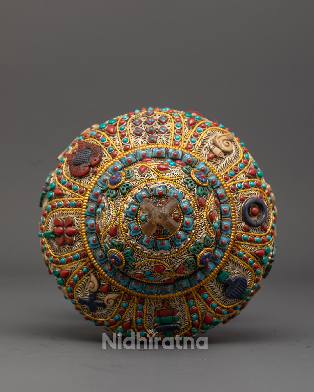 Handcrafted Dhupur Rice Pot | Tibetan Offering Vessel