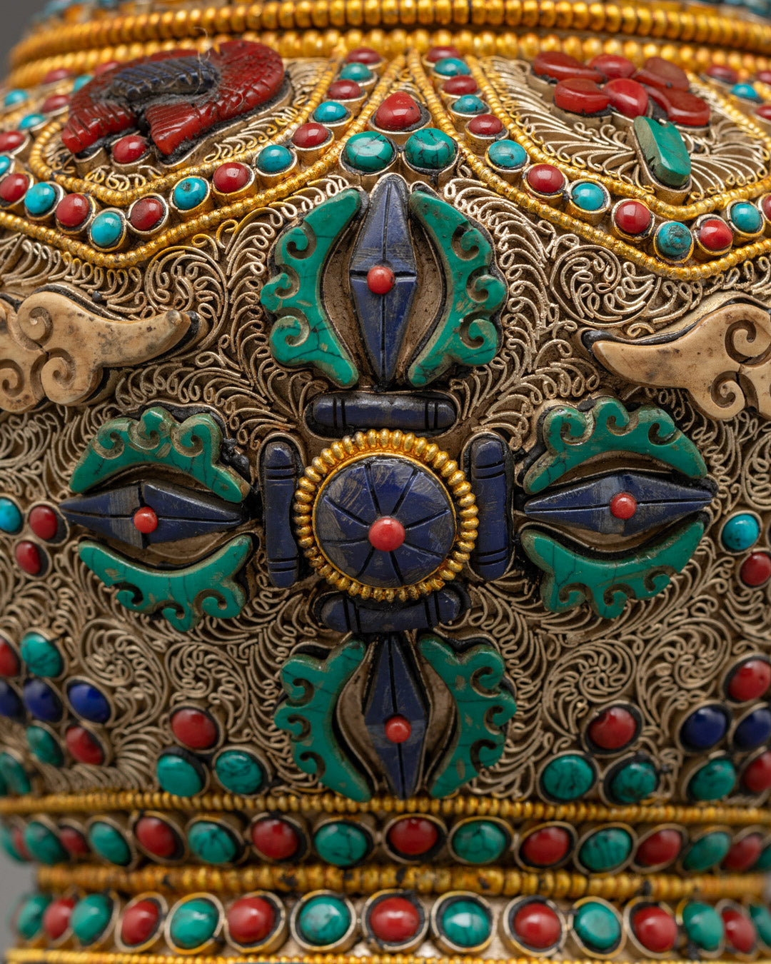 Handcrafted Dhupur Rice Pot | Tibetan Offering Vessel