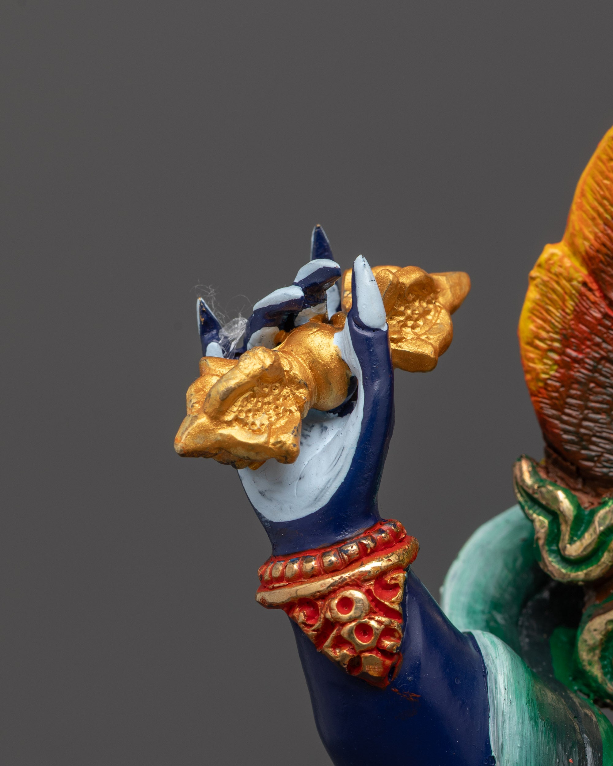 Nepalese Vajrapani Statue | Handcrafted Vajrayana Dharma Protector