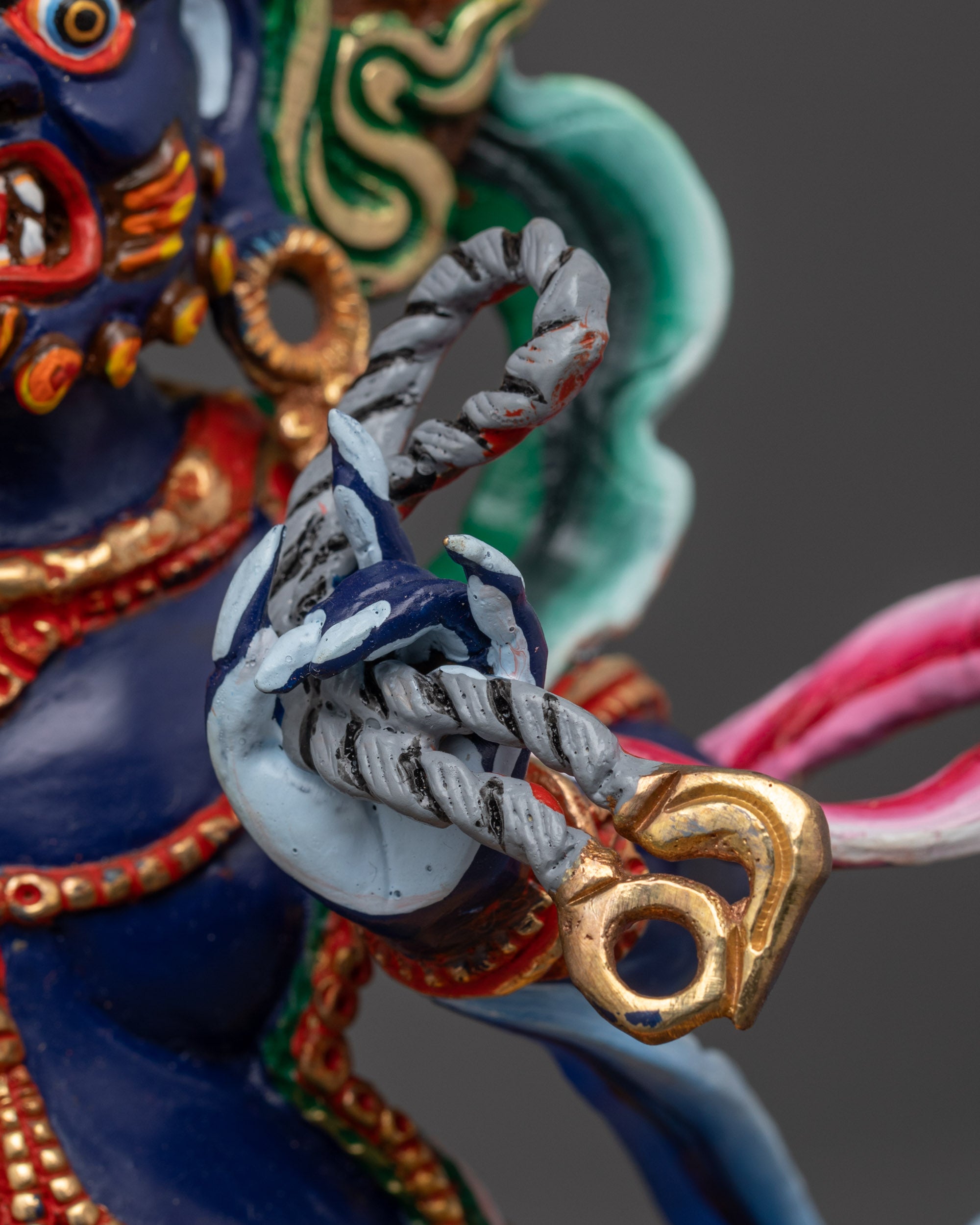 Nepalese Vajrapani Statue | Handcrafted Vajrayana Dharma Protector