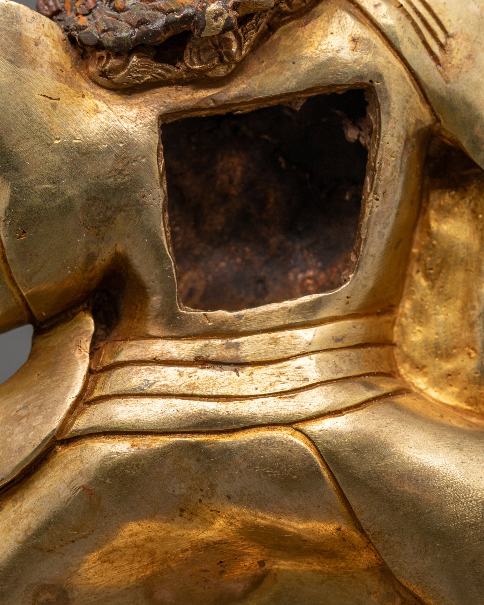 Handmade Dorje Drolo Statue in Traditional Himalayan Style