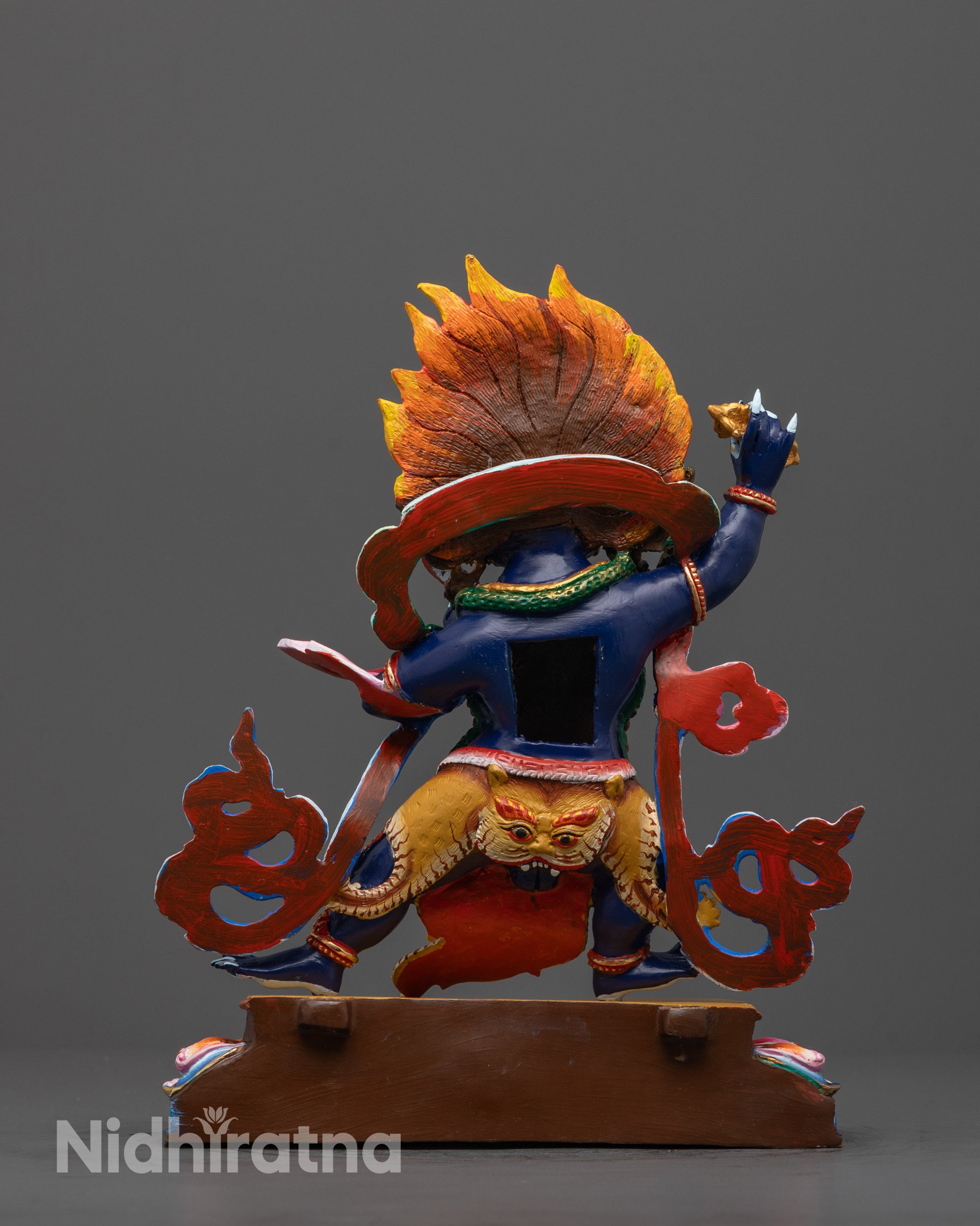 Nepalese Vajrapani Statue | Handcrafted Vajrayana Dharma Protector