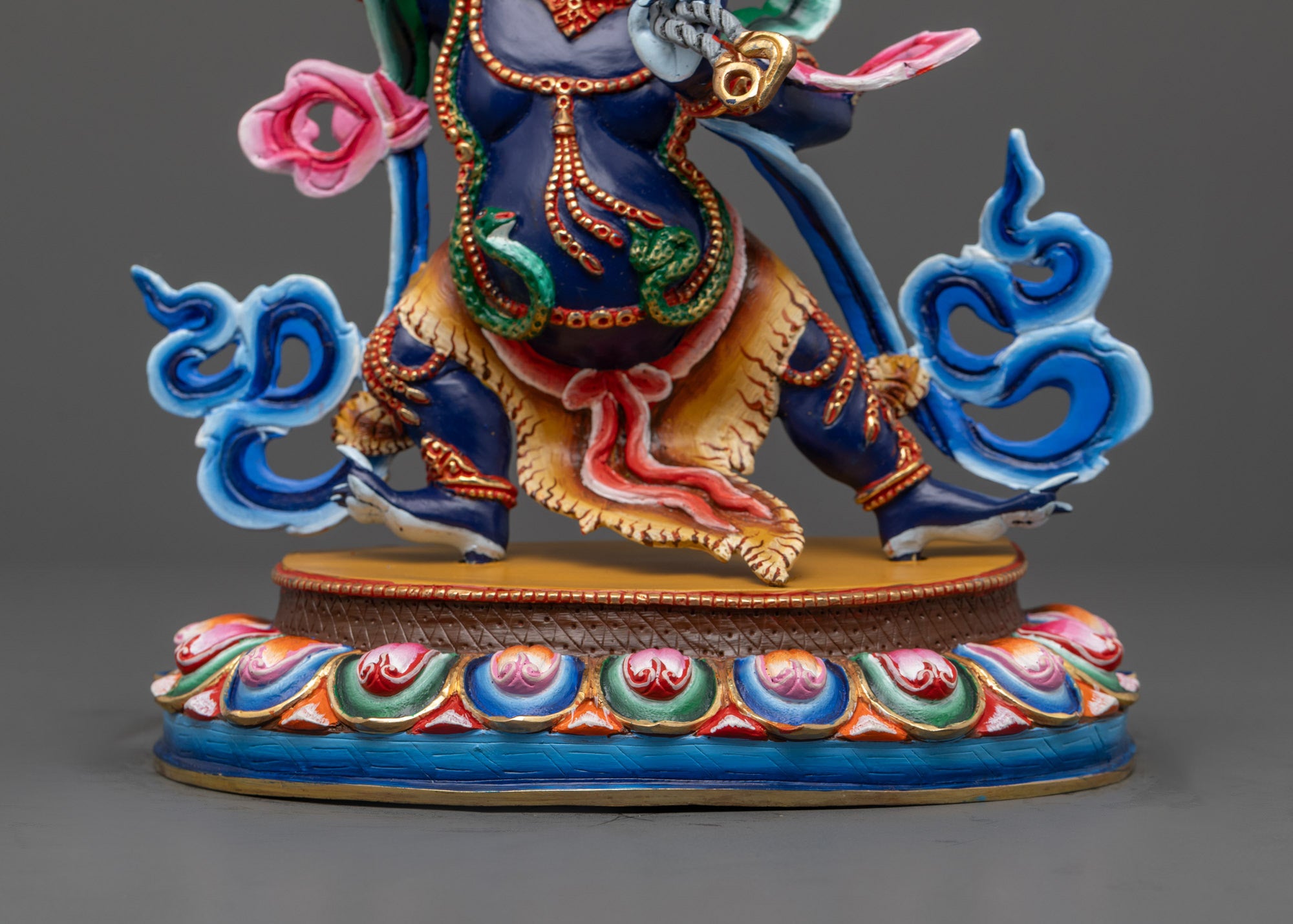 Nepalese Vajrapani Statue | Handcrafted Vajrayana Dharma Protector