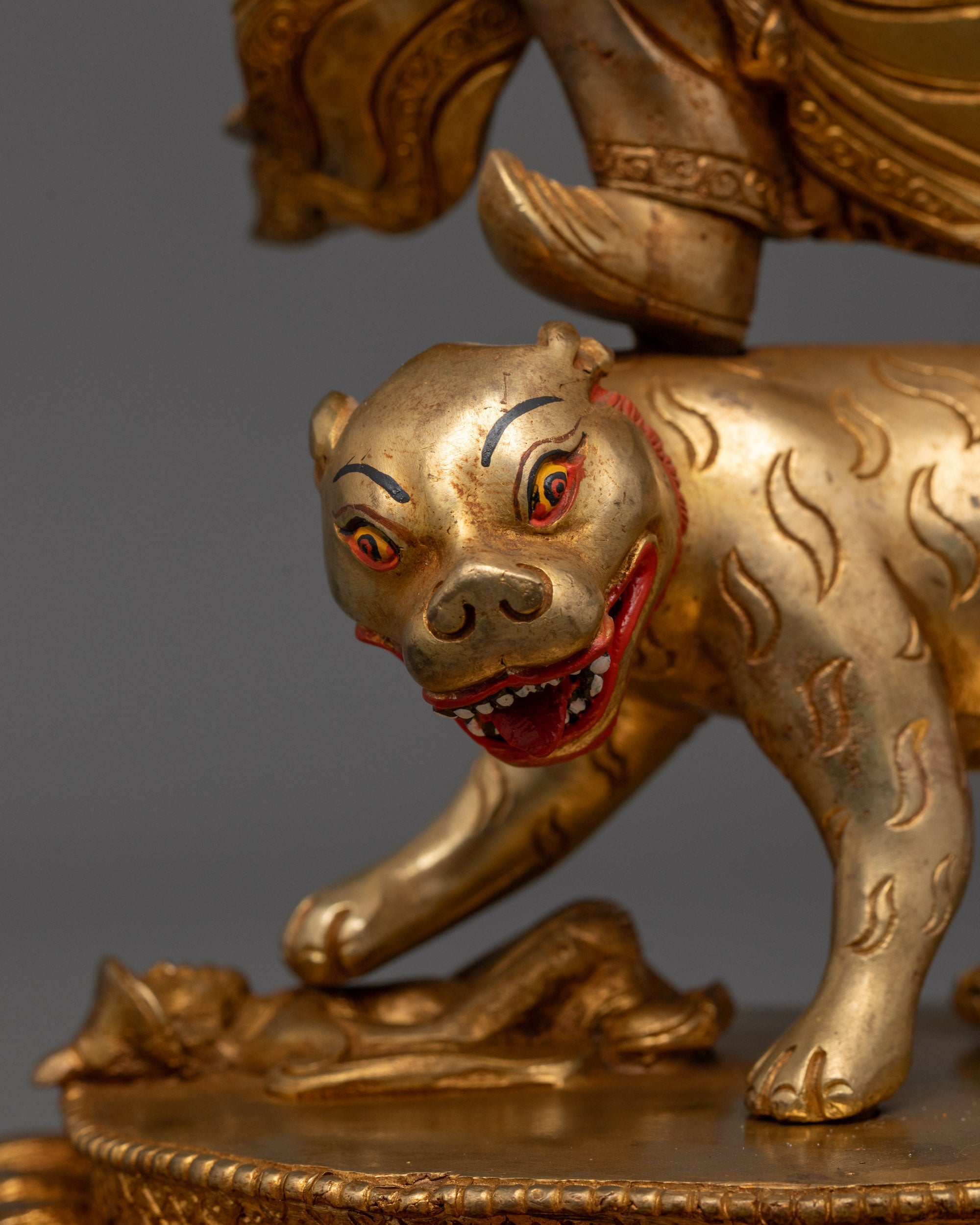 Handmade Dorje Drolo Statue in Traditional Himalayan Style