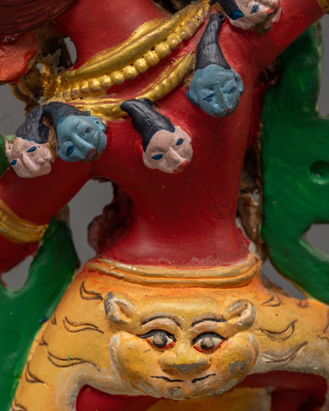 Machine-Made Colored Dorje Phagmo Statue
