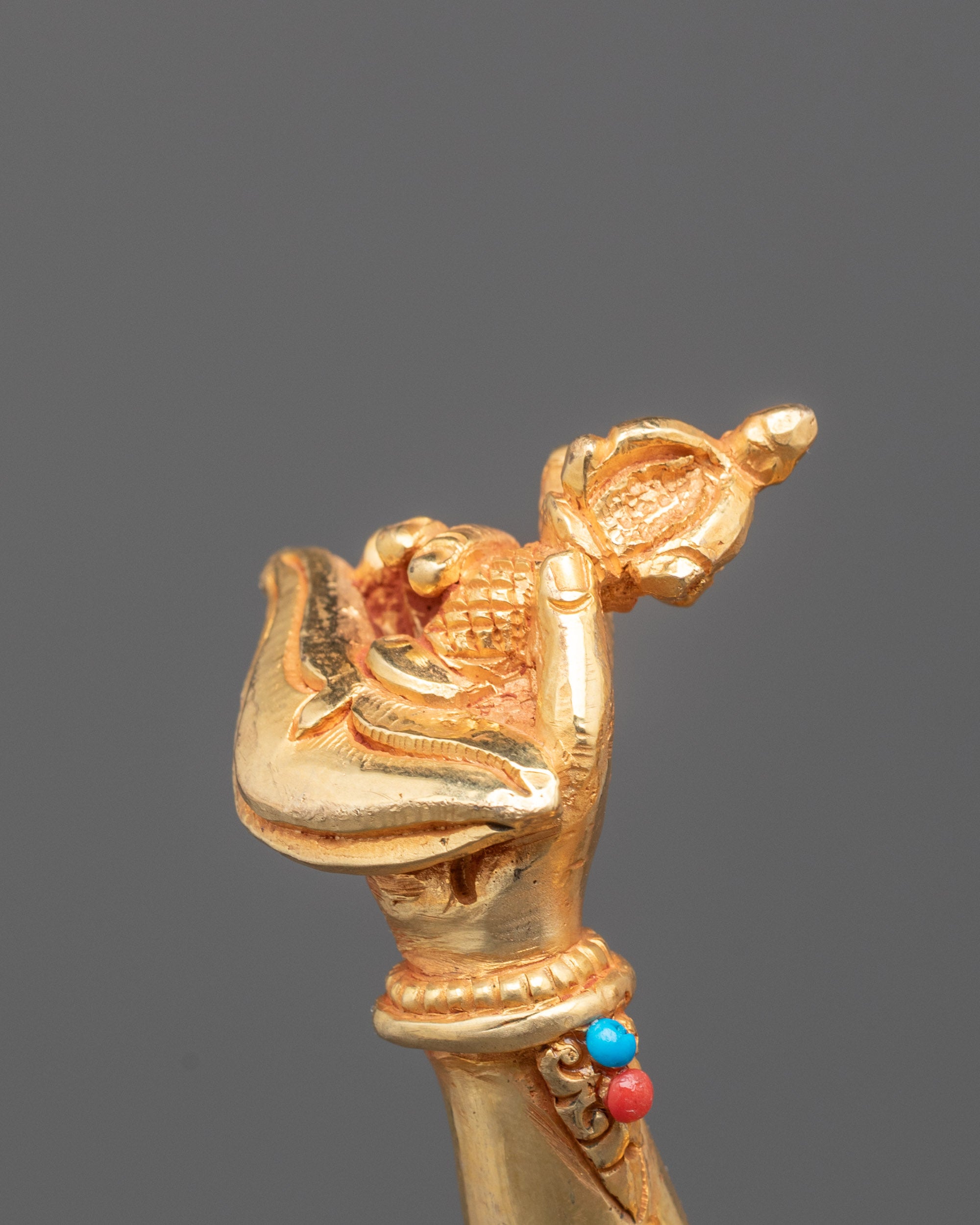 Nepalese Troma Nagmo Sculpture | Hand-Carved Fierce Dakini Statue
