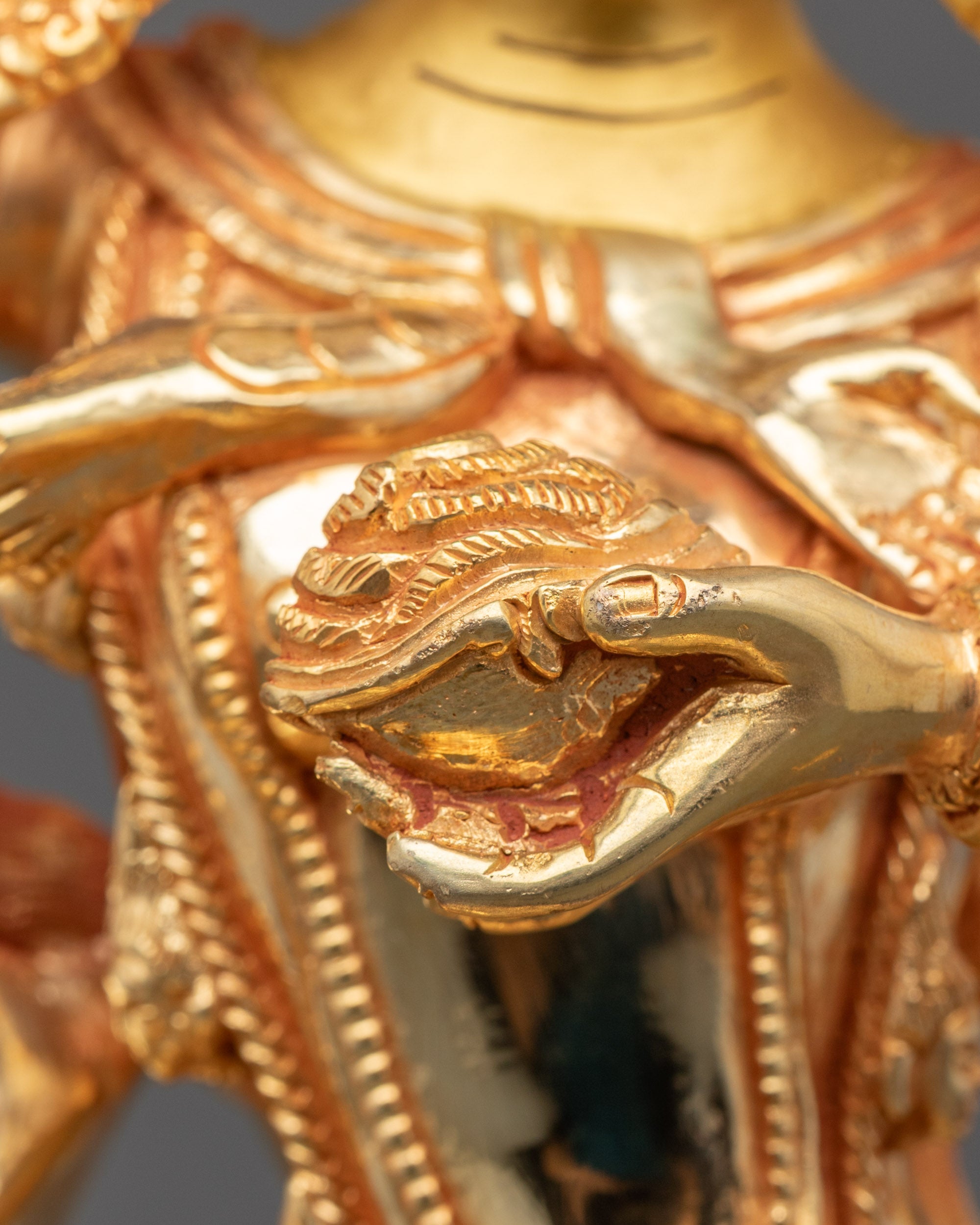 Nepalese Troma Nagmo Sculpture | Hand-Carved Fierce Dakini Statue