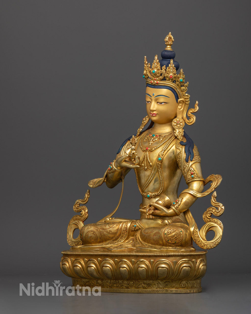 Meditation Deity Dorje Sempa Statue | Sacred Buddhist Shrine Decor