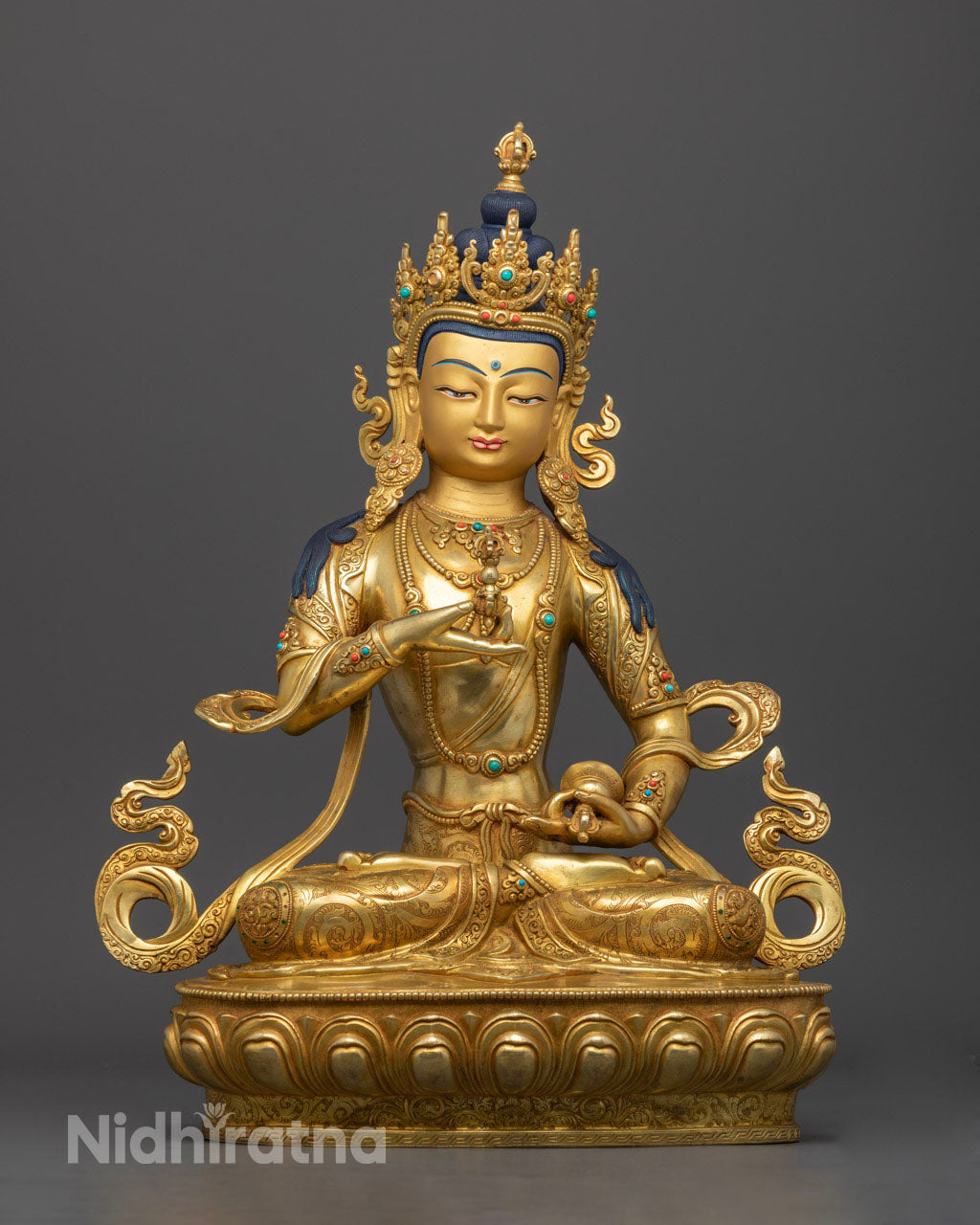 Meditation Deity Dorje Sempa Statue | Sacred Buddhist Shrine Decor