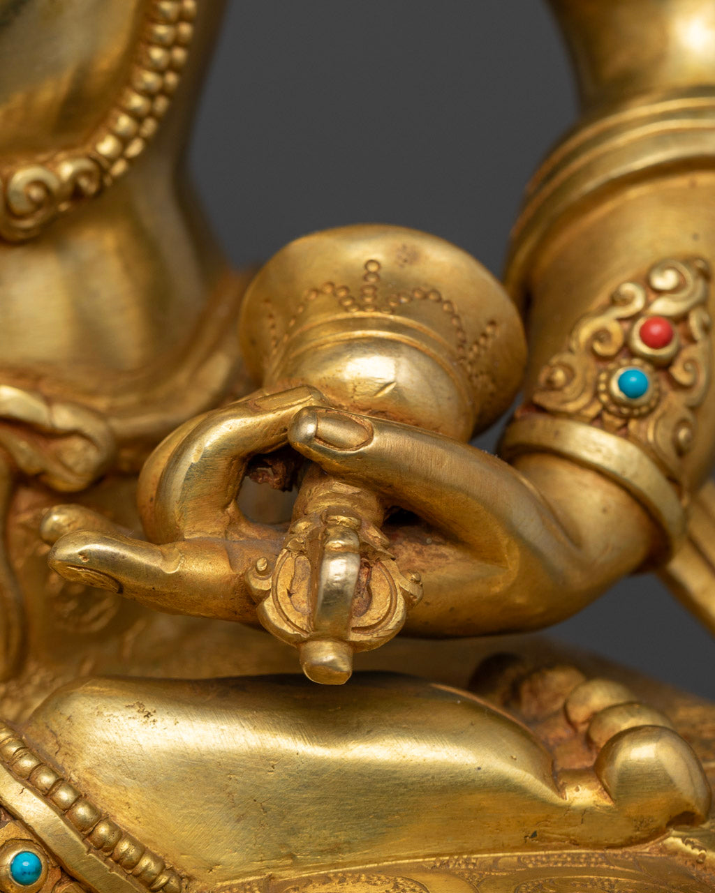 Meditation Deity Dorje Sempa Statue | Sacred Buddhist Shrine Decor