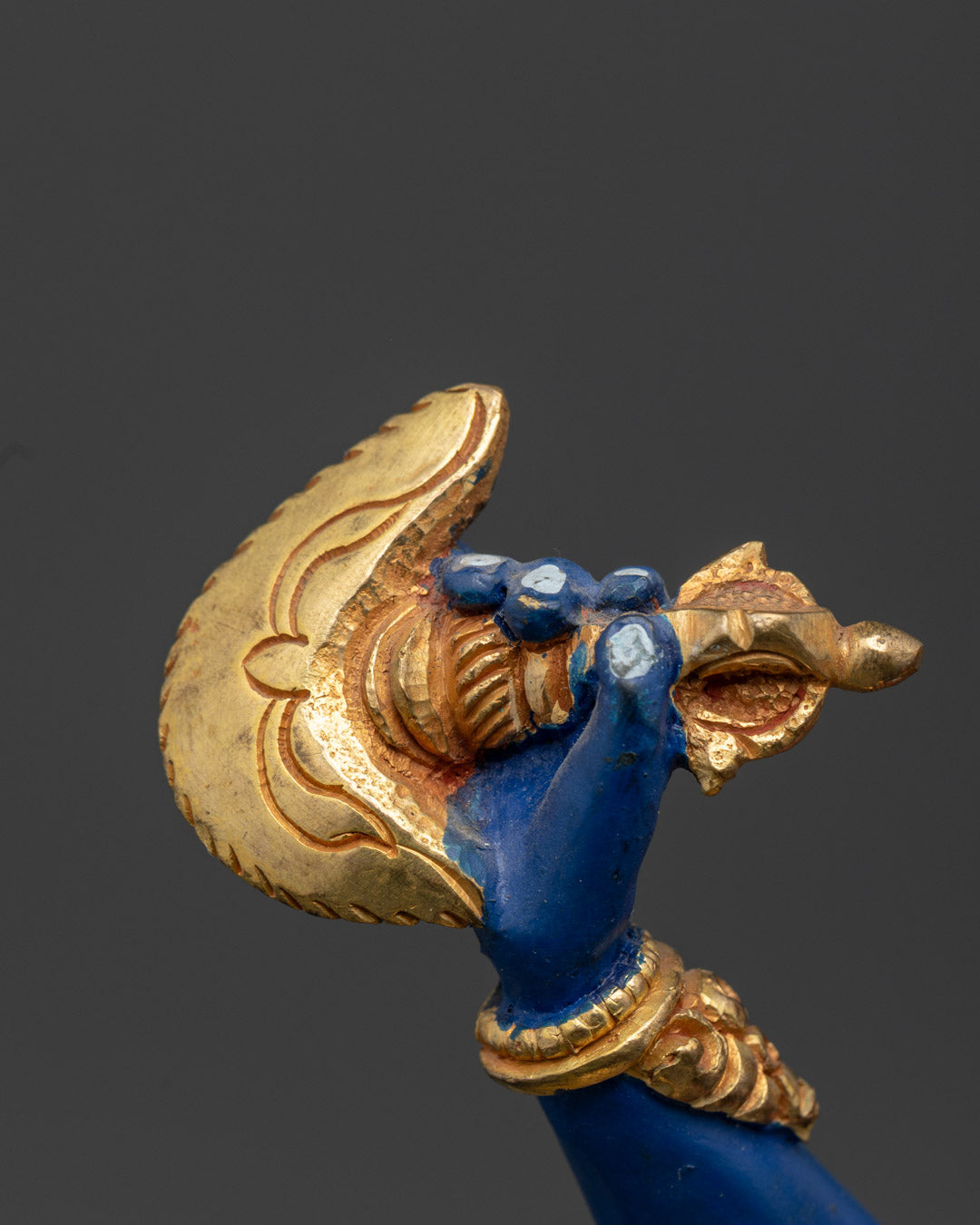 Wrathful Troma Nagmo Statue | Vibrant Dakini for Vajrayana Practice