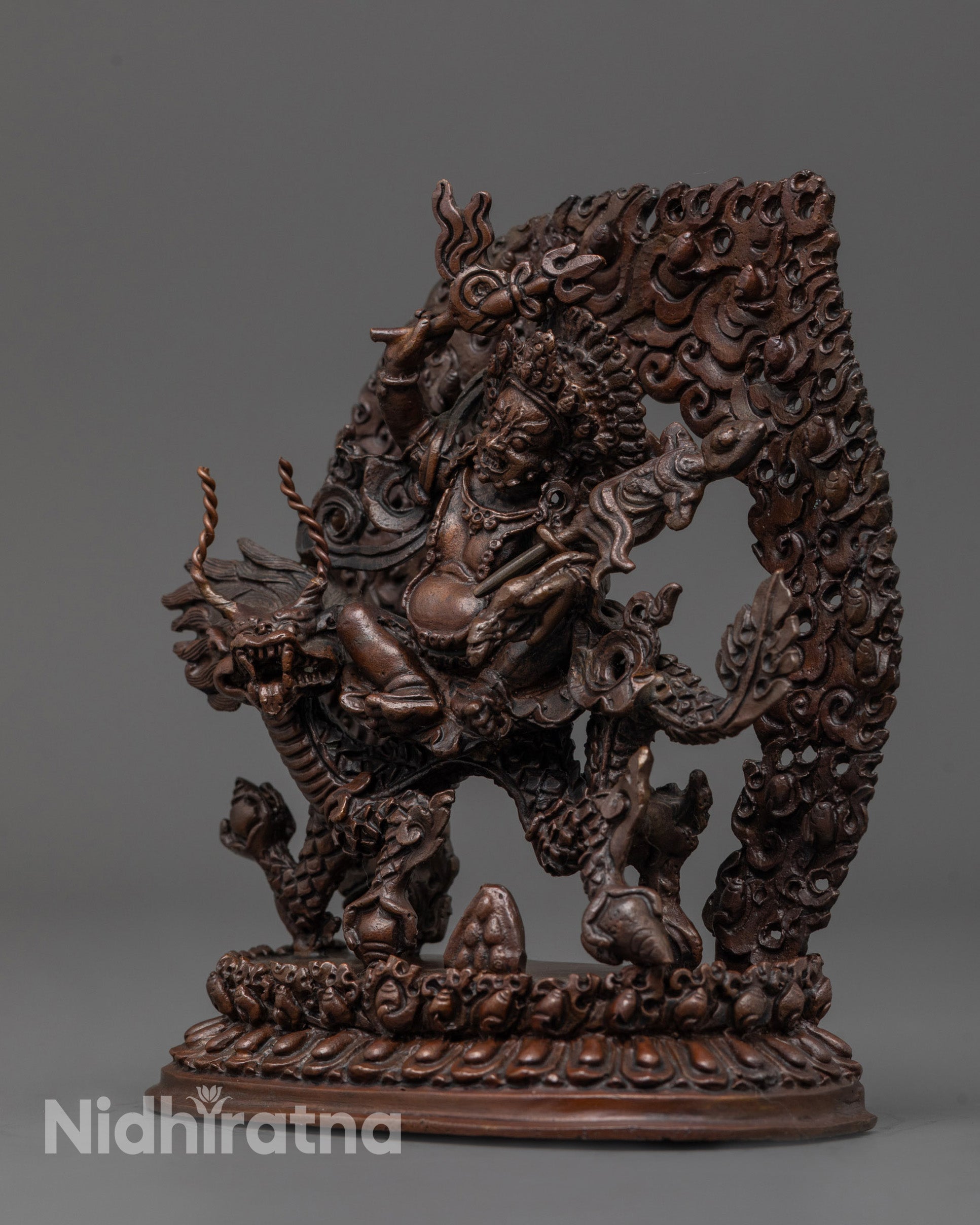 White Dzambhala Statue | The Ultimate Buddhist Wealth Deity Sculpture