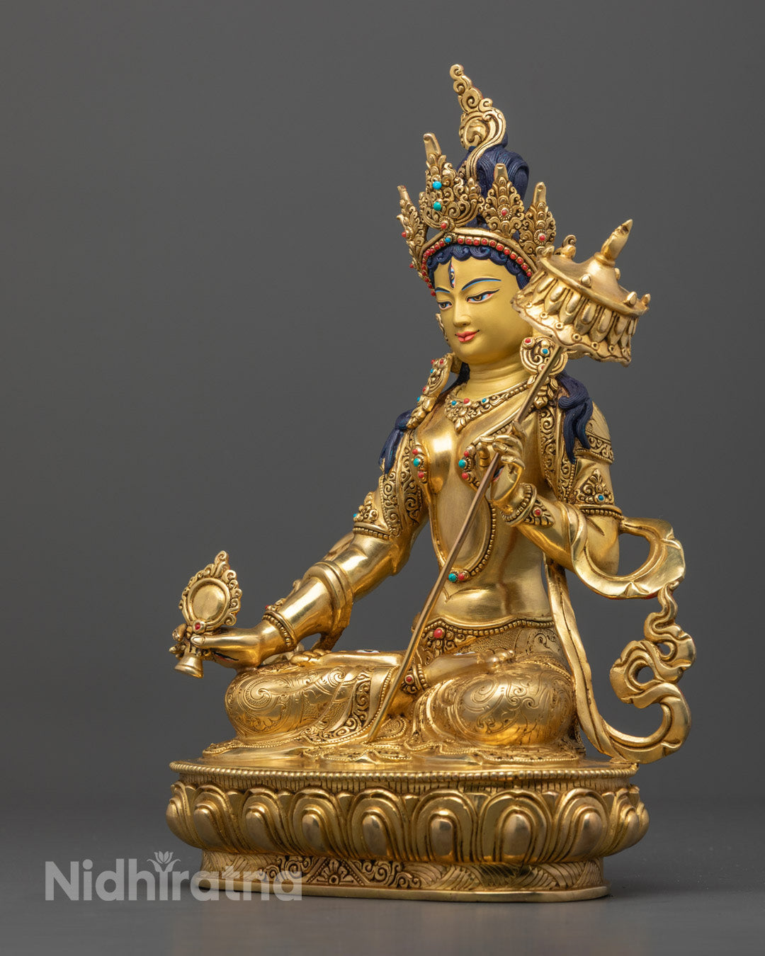 Handcrafted Dukar Sitatapatra Statue | The Goddess of Purity
