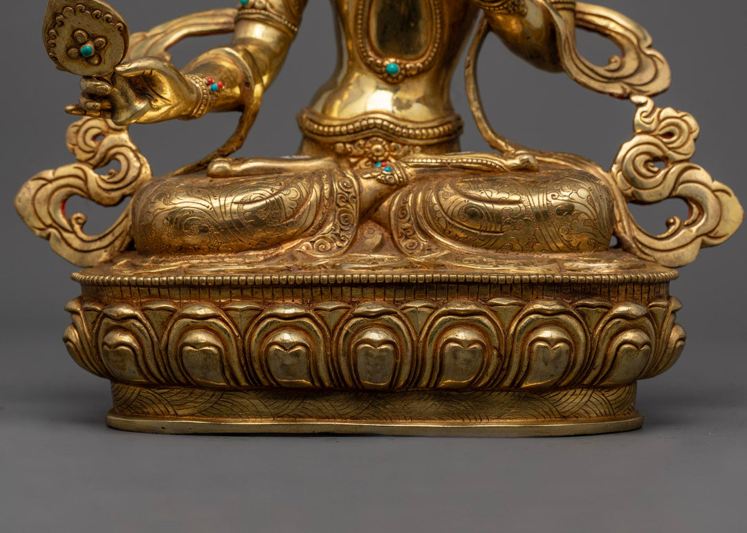 Traditional Dukar Statue | Tibetan Artwork for Home Decor