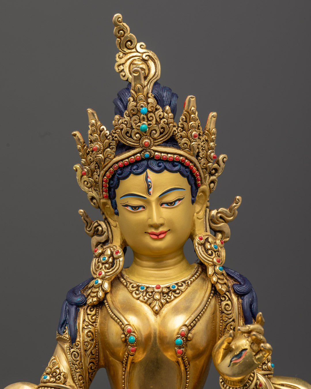 Handcrafted Dukar Sitatapatra Statue | The Goddess of Purity