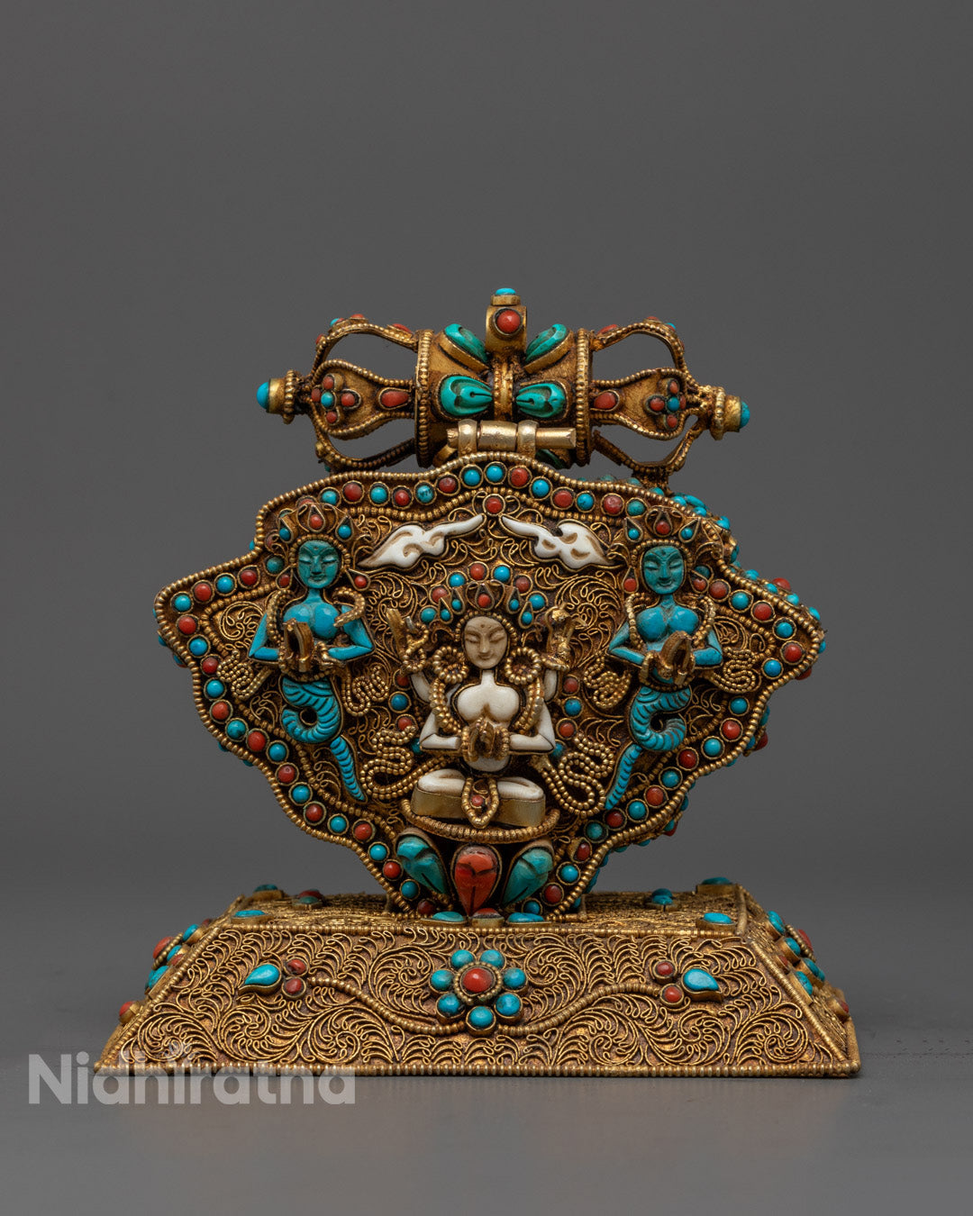 Sacred Ghau Box with Chenrezig